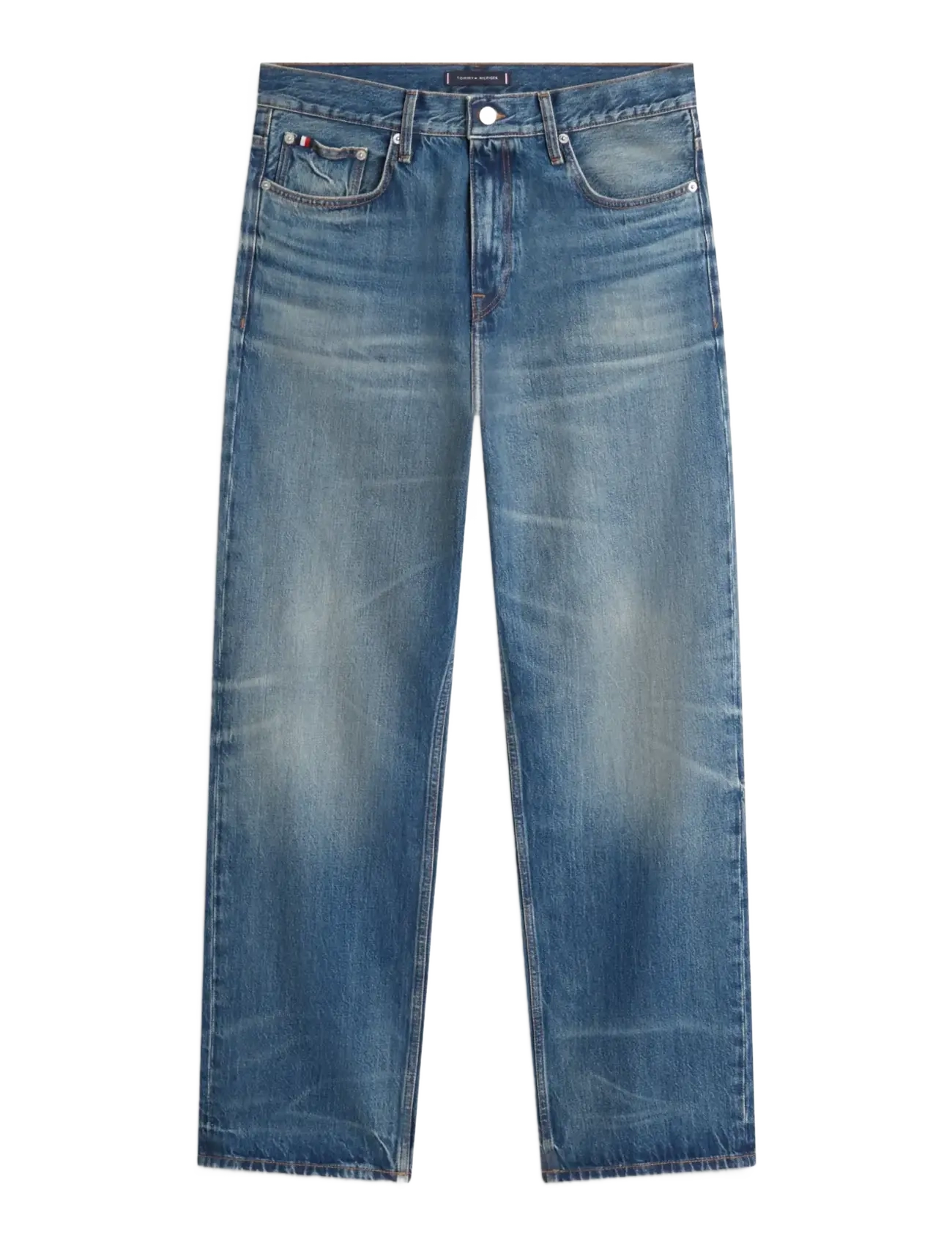 TOMMY HILFIGER Relaxed Straight River Ken Blau Blau - 34x32 - Herren