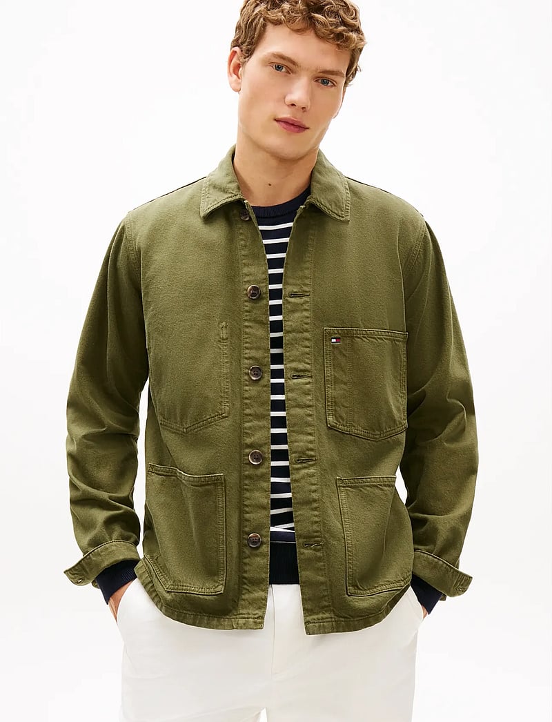 Tommy Hilfiger - CHORE JACKET GMD - kevadjoped - dark artichoke - 0