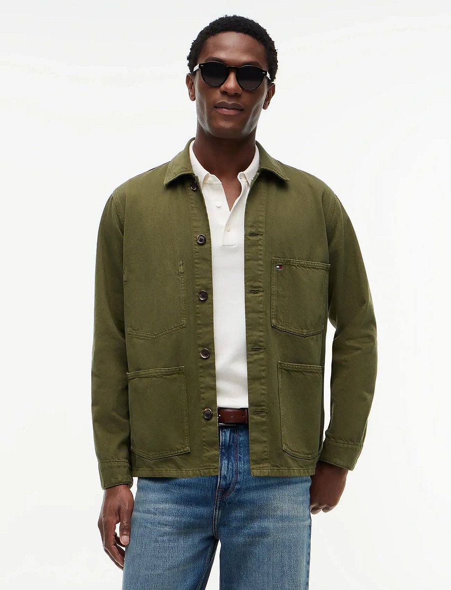 Tommy Hilfiger - CHORE JACKET GMD - frühlingsjacken - dark artichoke - 0