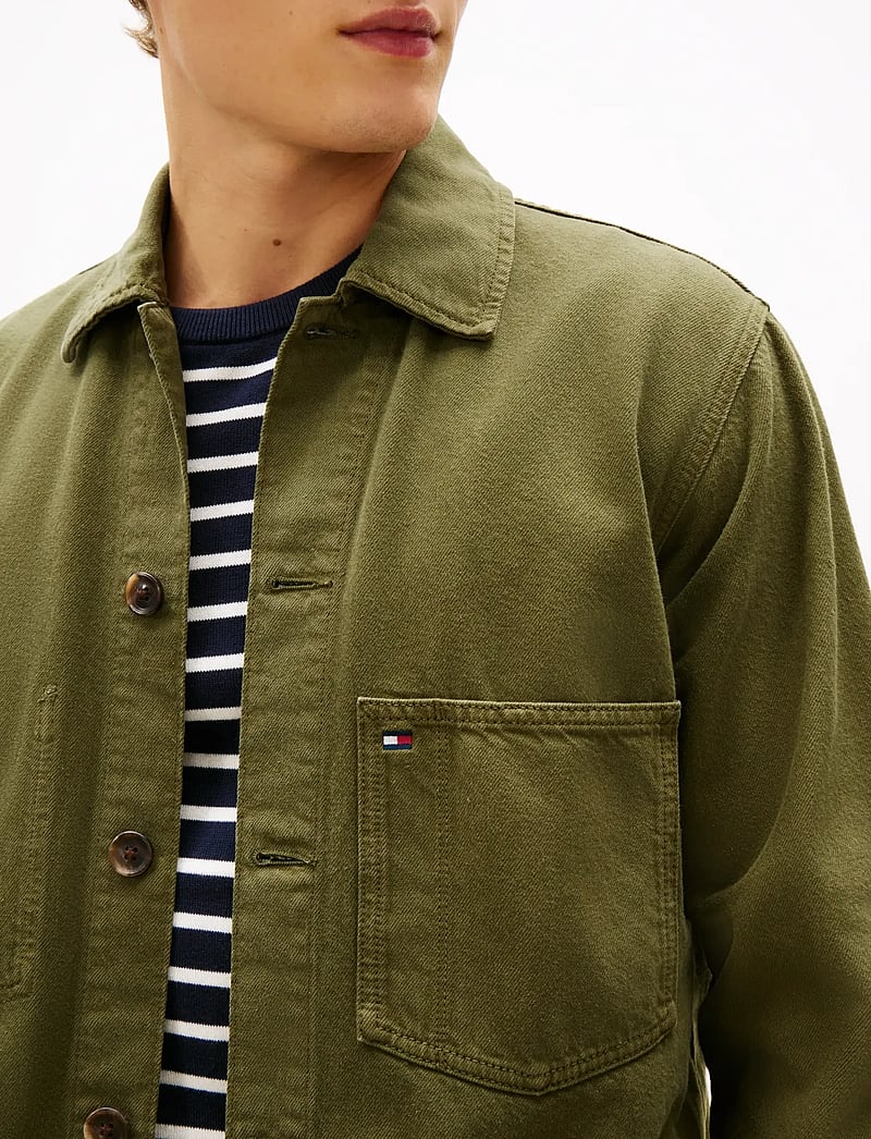 Tommy Hilfiger - CHORE JACKET GMD - kevadjoped - dark artichoke - 4