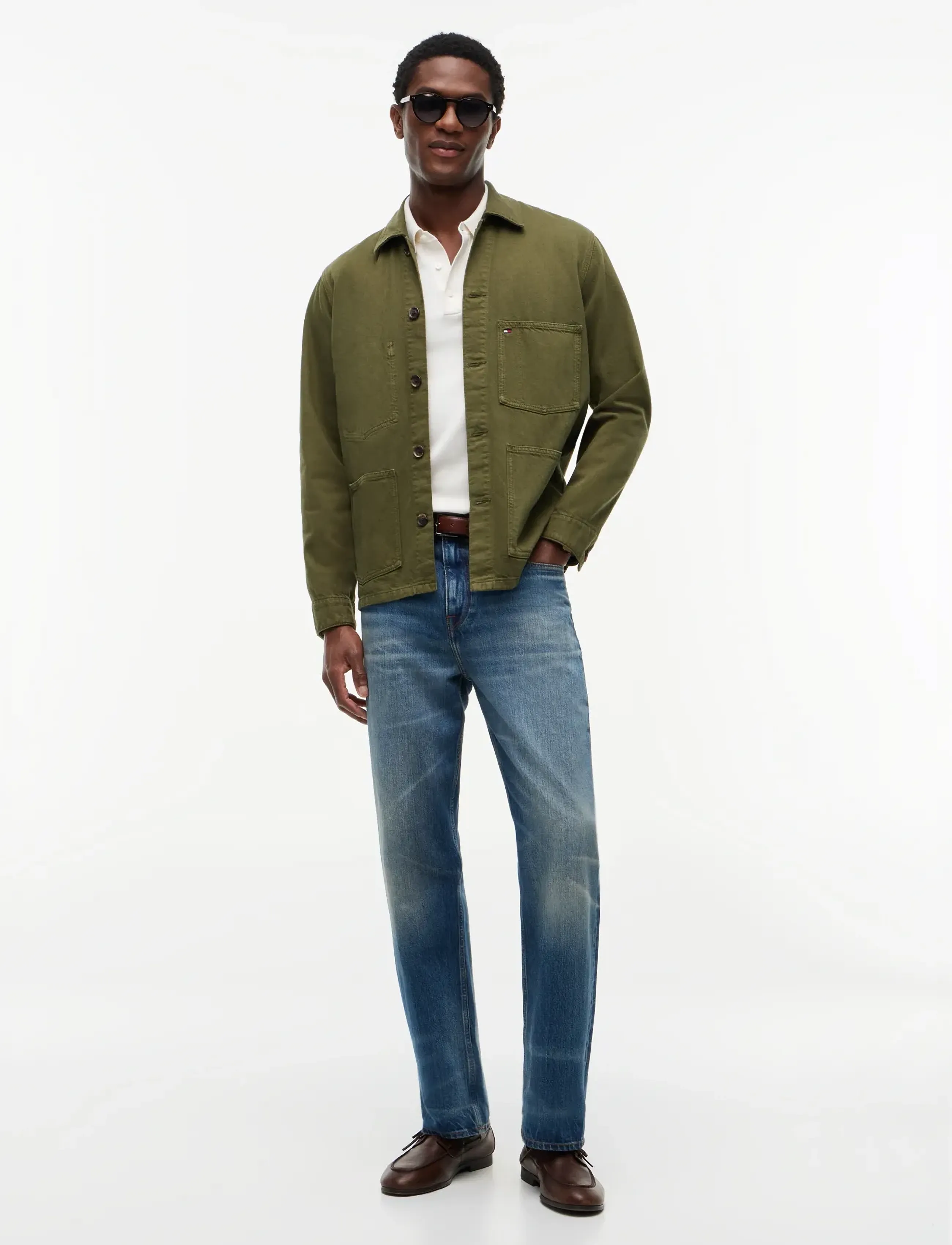 Tommy Hilfiger - CHORE JACKET GMD - kurtki wiosenne - dark artichoke - 4