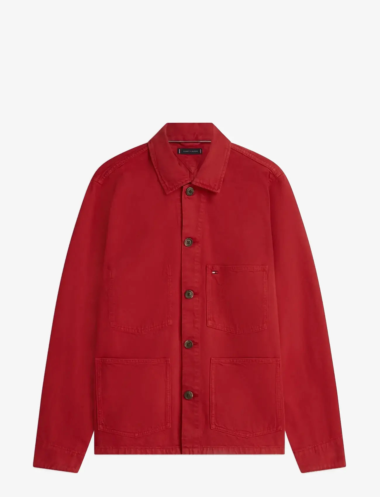 Tommy Hilfiger - CHORE JACKET GMD - forårsjakker - medium red - 1