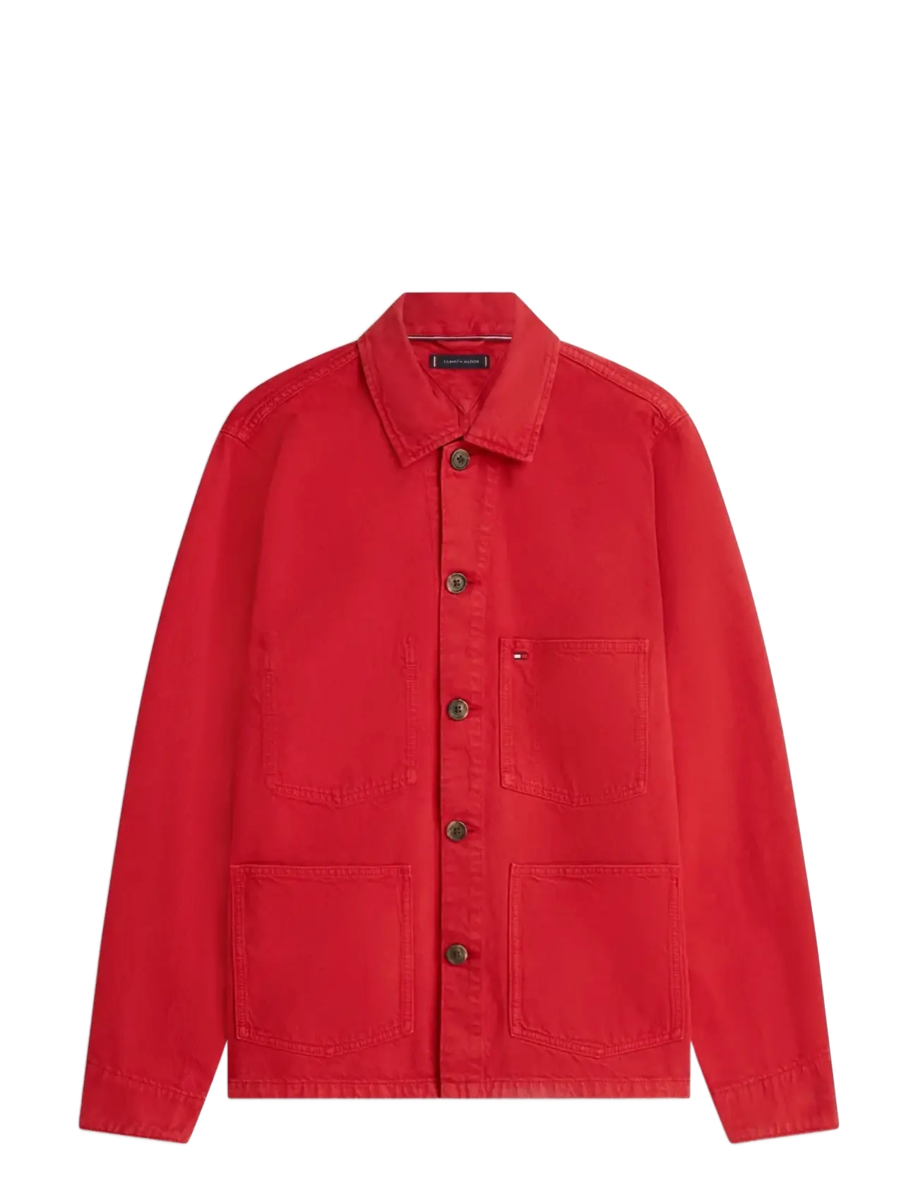 Tommy Hilfiger CHORE JACKET GMD - Tommy Hilfiger - MEDIUM RED / red