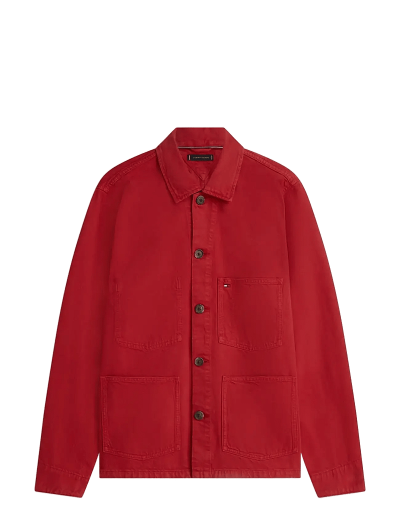 Tommy Hilfiger - CHORE JACKET GMD - frühlingsjacken - medium red - 1