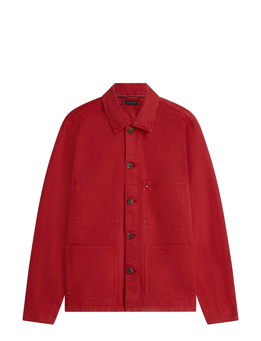Tommy Hilfiger - CHORE JACKET GMD - frühlingsjacken - medium red - 1