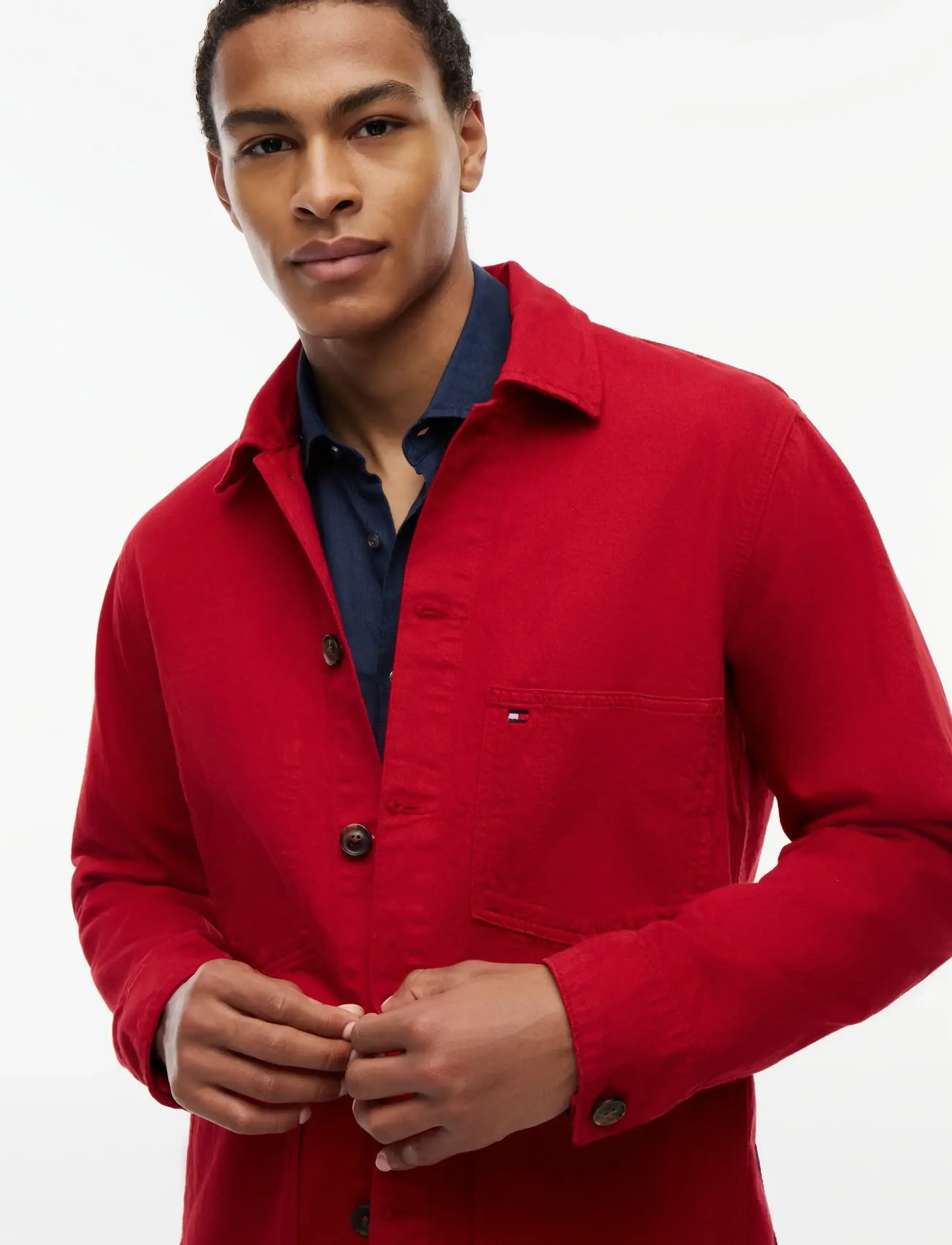 Tommy Hilfiger - CHORE JACKET GMD - kevadjoped - medium red - 3