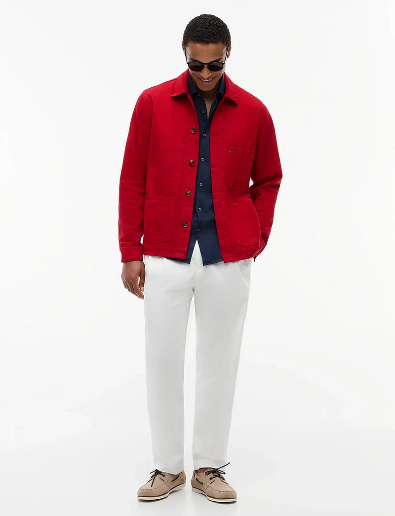 Tommy Hilfiger - CHORE JACKET GMD - frühlingsjacken - medium red - 4