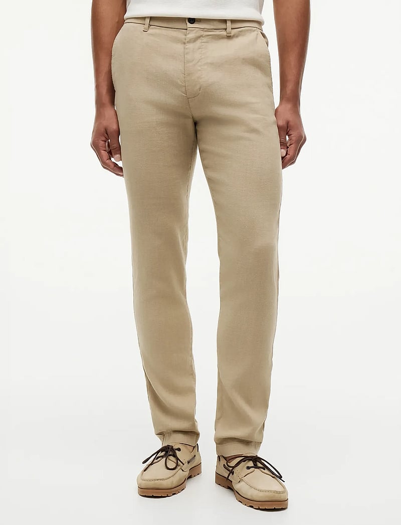 Tommy Hilfiger - DENTON SORONA LINEN - linnebyxor - batique khaki - 0