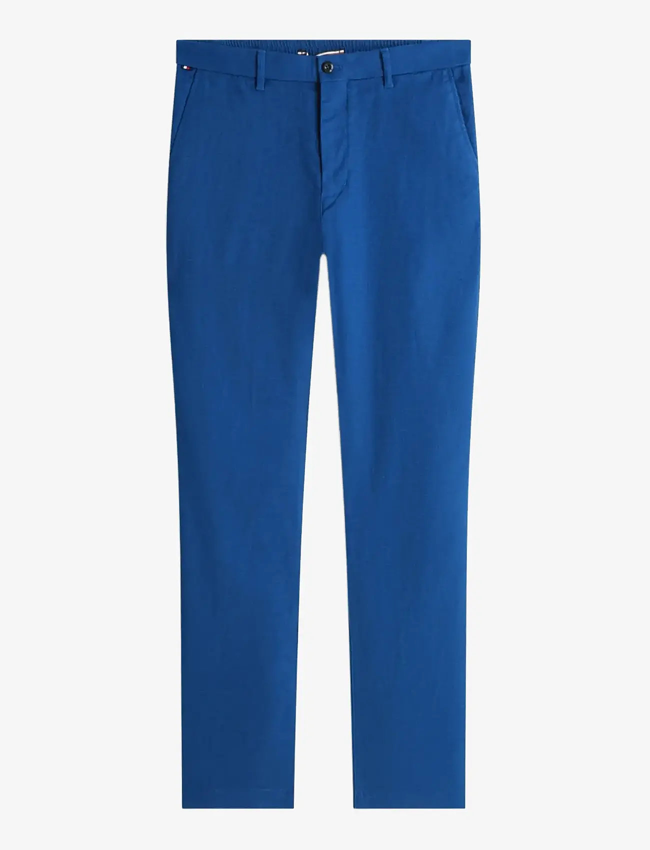 Tommy Hilfiger - DENTON SORONA LINEN - lininės kelnės - blue jean - 1
