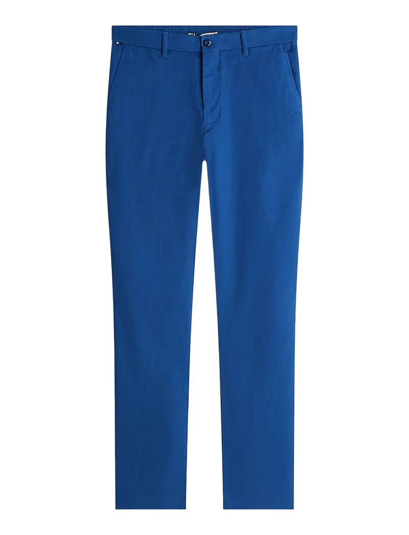 Tommy Hilfiger - DENTON SORONA LINEN - lininės kelnės - blue jean - 1