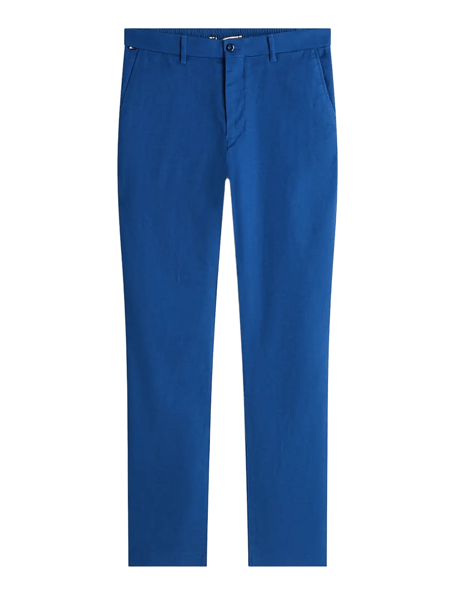 Tommy Hilfiger - DENTON SORONA LINEN - hørbukser - blue jean - 1