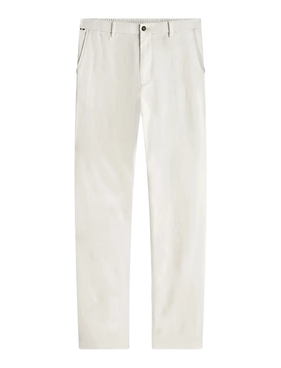 Tommy Hilfiger - DENTON SORONA LINEN - linen trousers - ivory petal - 1