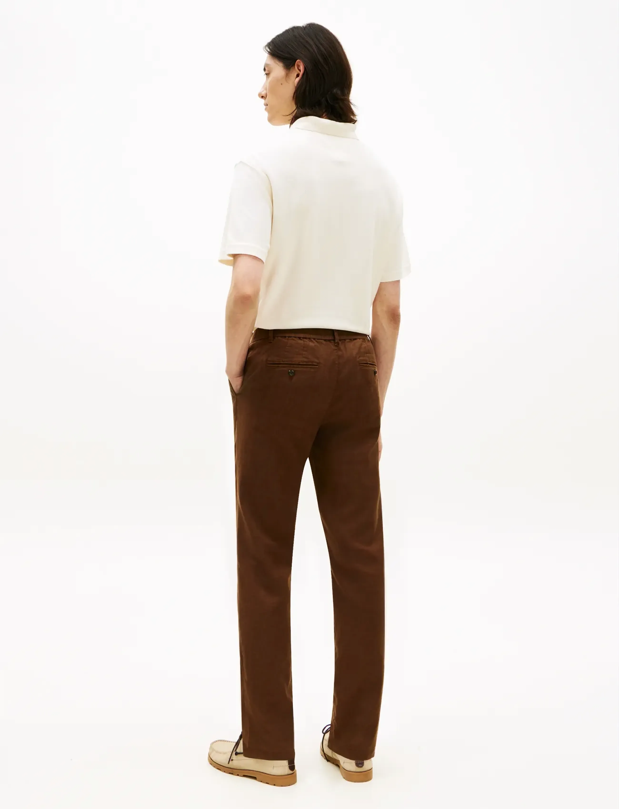 Tommy Hilfiger - DENTON SORONA LINEN - leinenhosen - legacy brown - 2