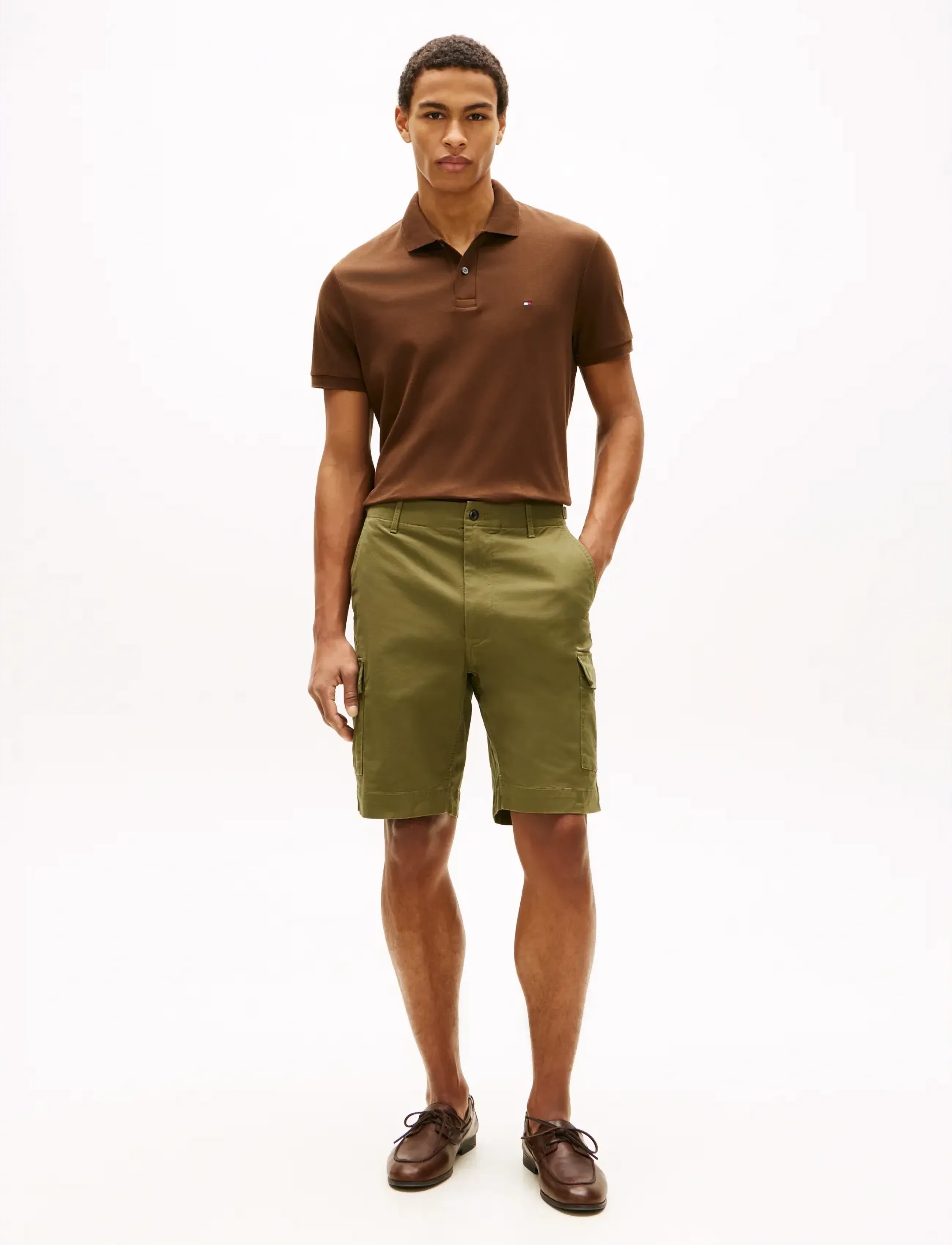 Tommy Hilfiger - CARGO SHORT ESS TWILL - cargo shorts - dark artichoke - 3