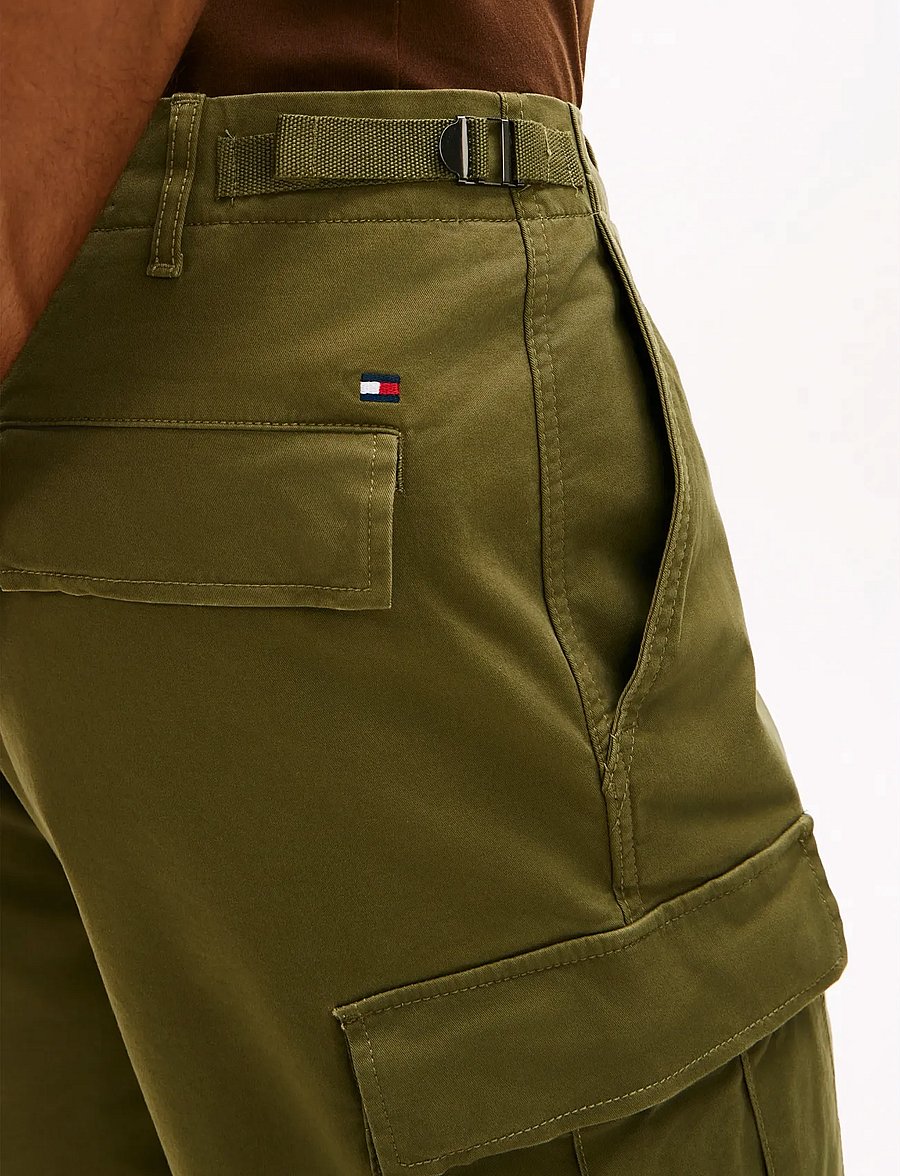 Tommy Hilfiger - CARGO SHORT ESS TWILL - cargo shorts - dark artichoke - 4
