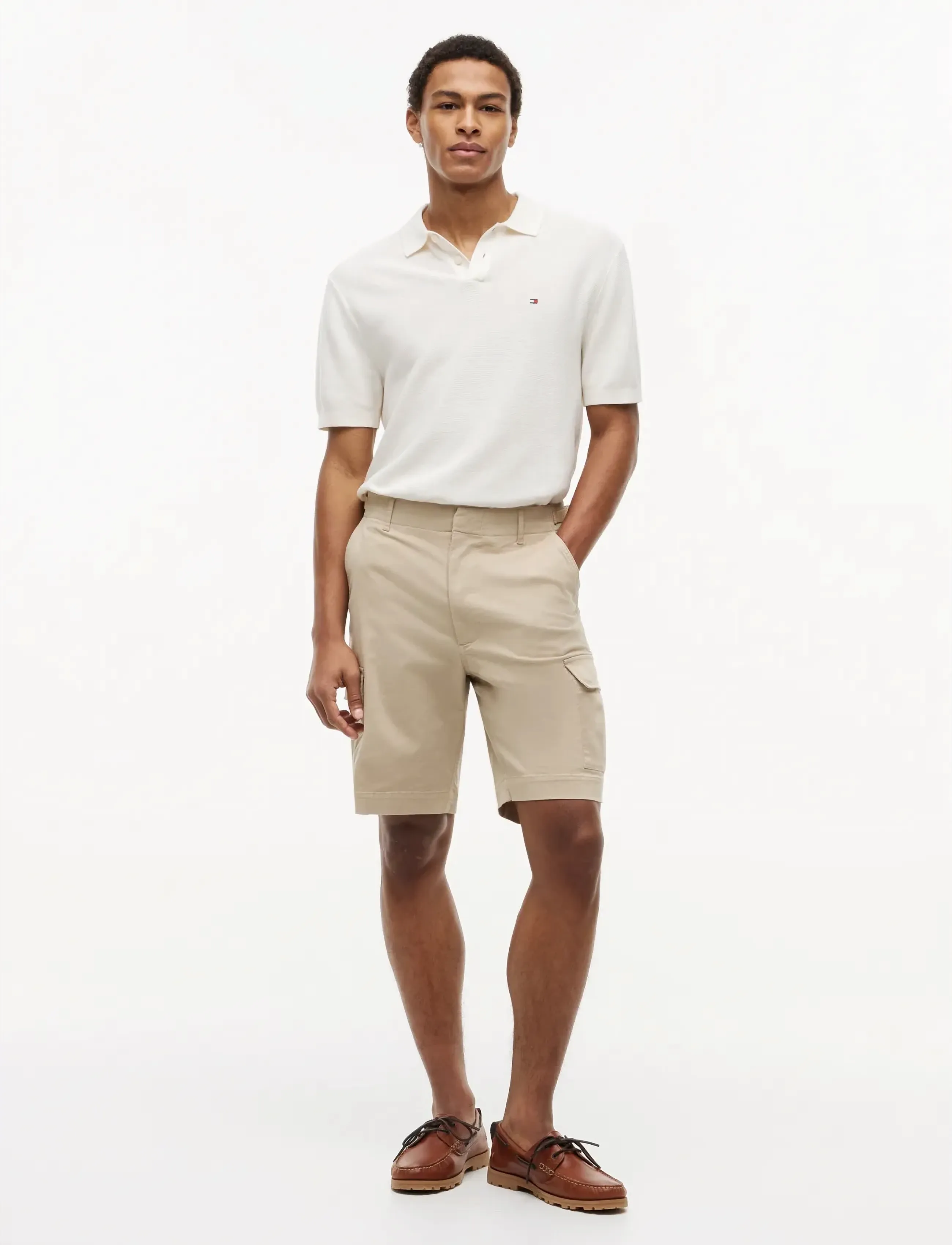 Tommy Hilfiger - CARGO SHORT ESS TWILL - herren - sandalwood - 3