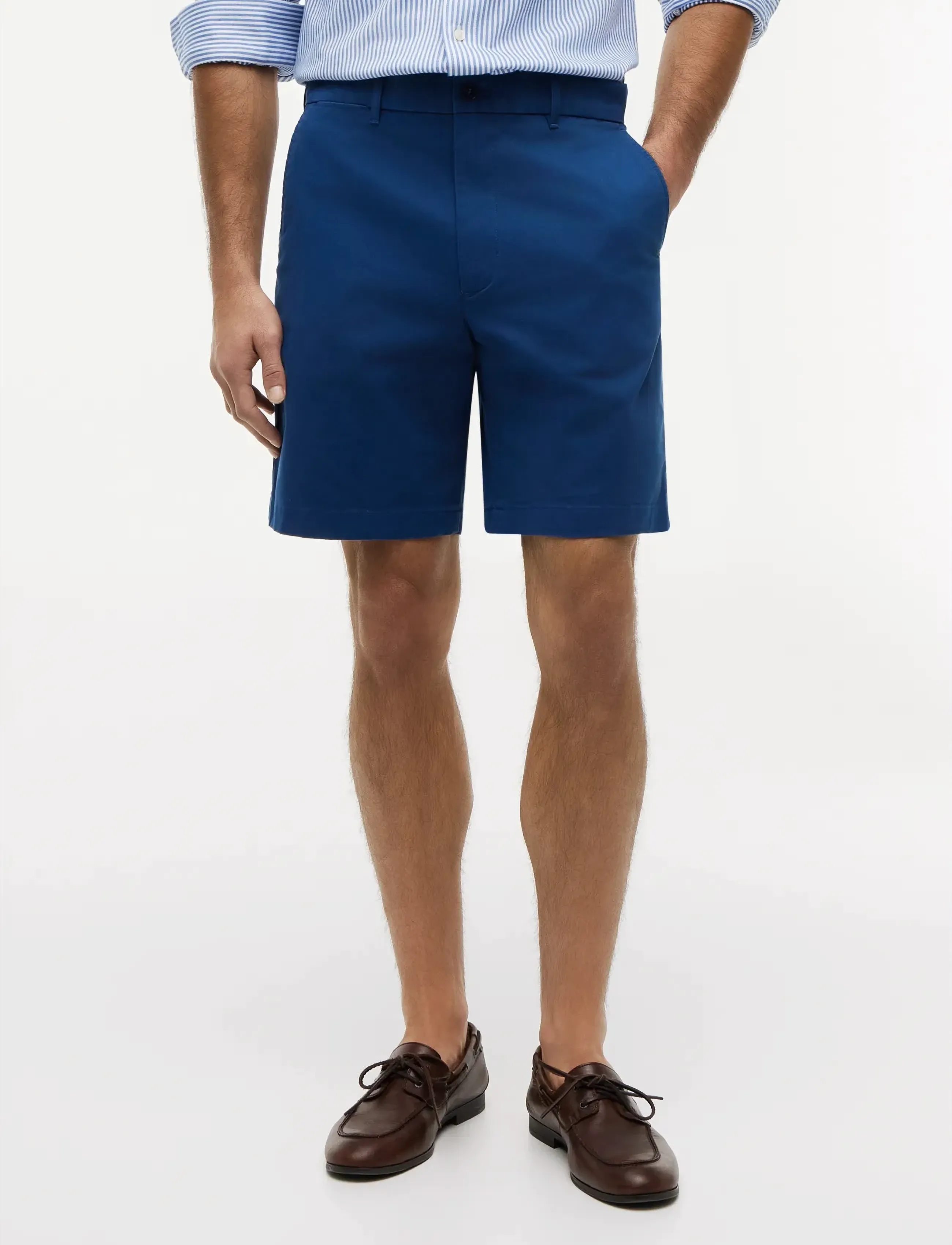 Tommy Hilfiger DOVER 8 INC ESS TWILL SHORT - Clothing - BLUE JEAN / blue