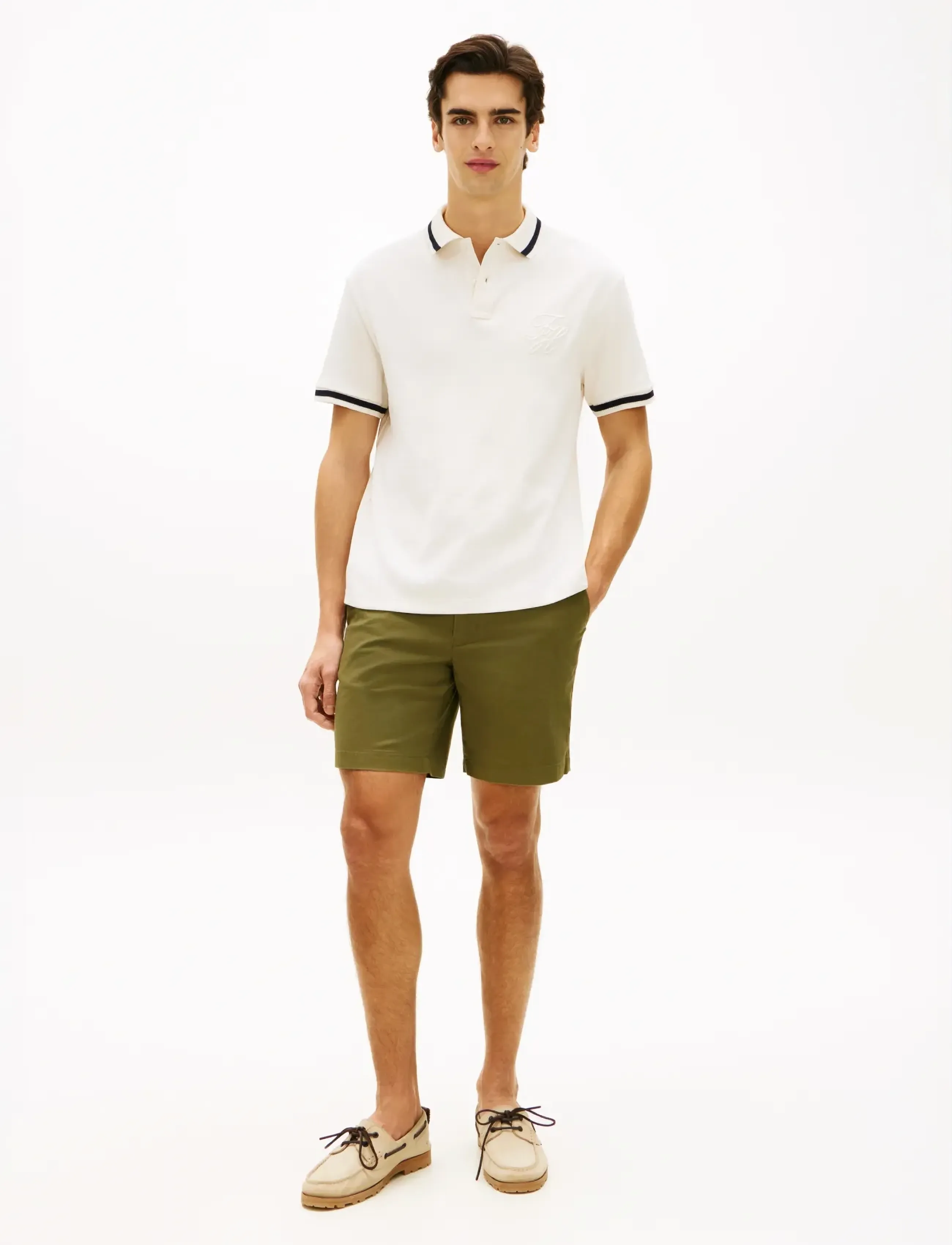 Tommy Hilfiger - DOVER 8 INC ESS TWILL SHORT - lühikesed vabaajapüksid - dark artichoke - 3