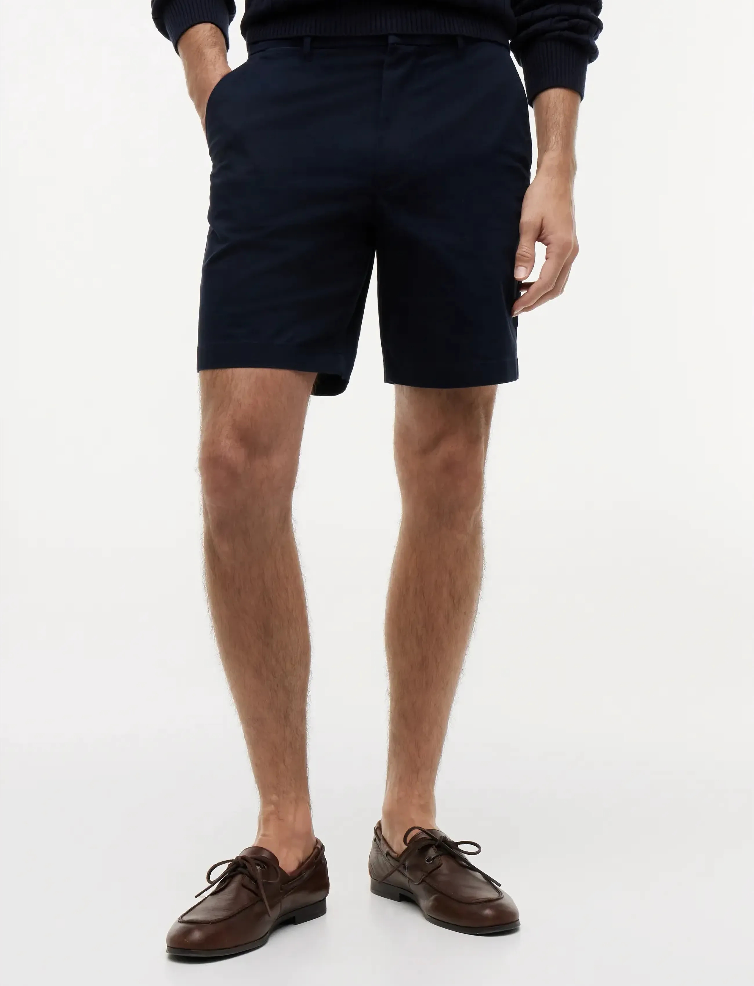 Tommy Hilfiger DOVER 8 INC ESS TWILL SHORT - Preppý - NAVY BLUE / navy