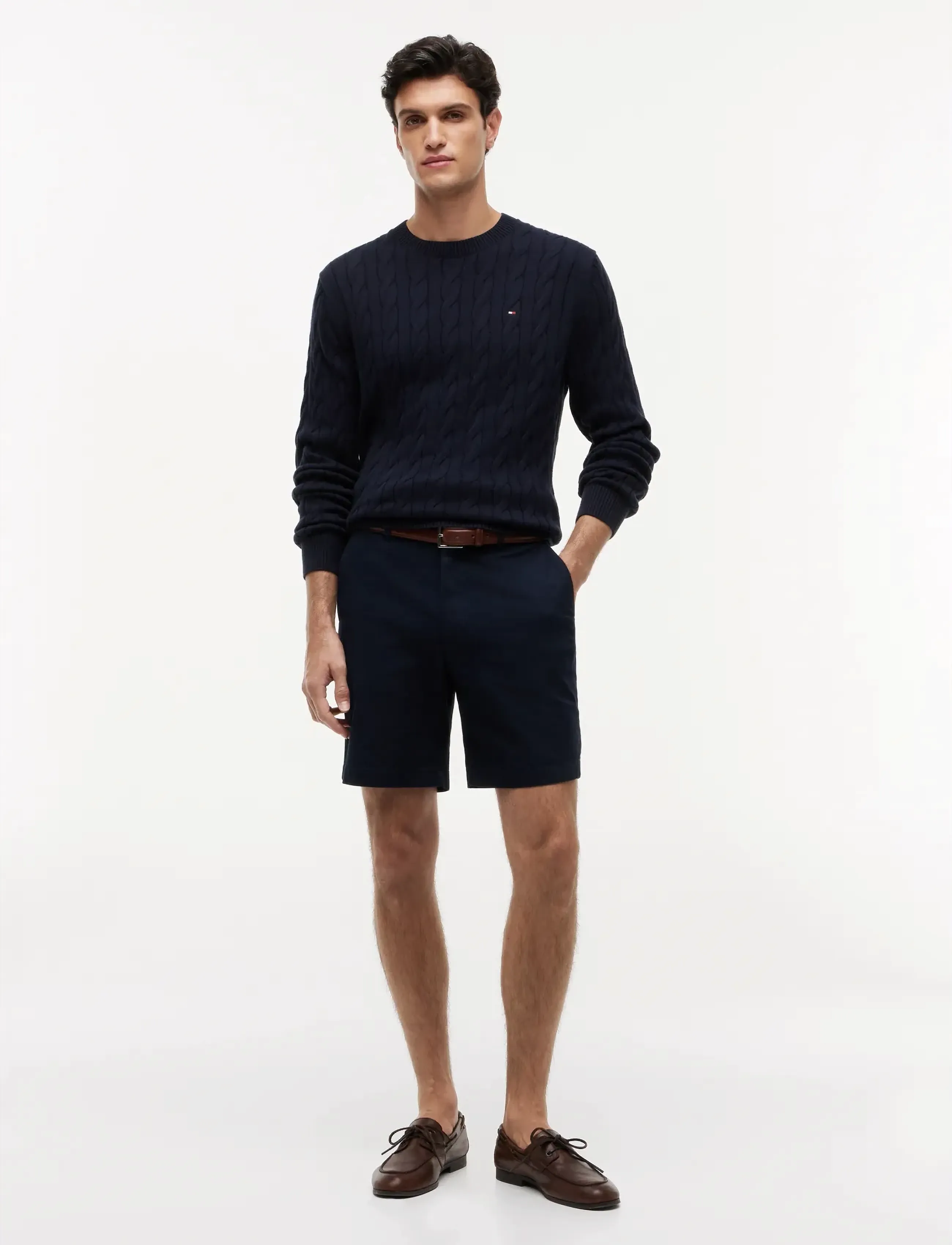 Tommy Hilfiger - DOVER 8 INC ESS TWILL SHORT - lühikesed vabaajapüksid - navy blue - 3