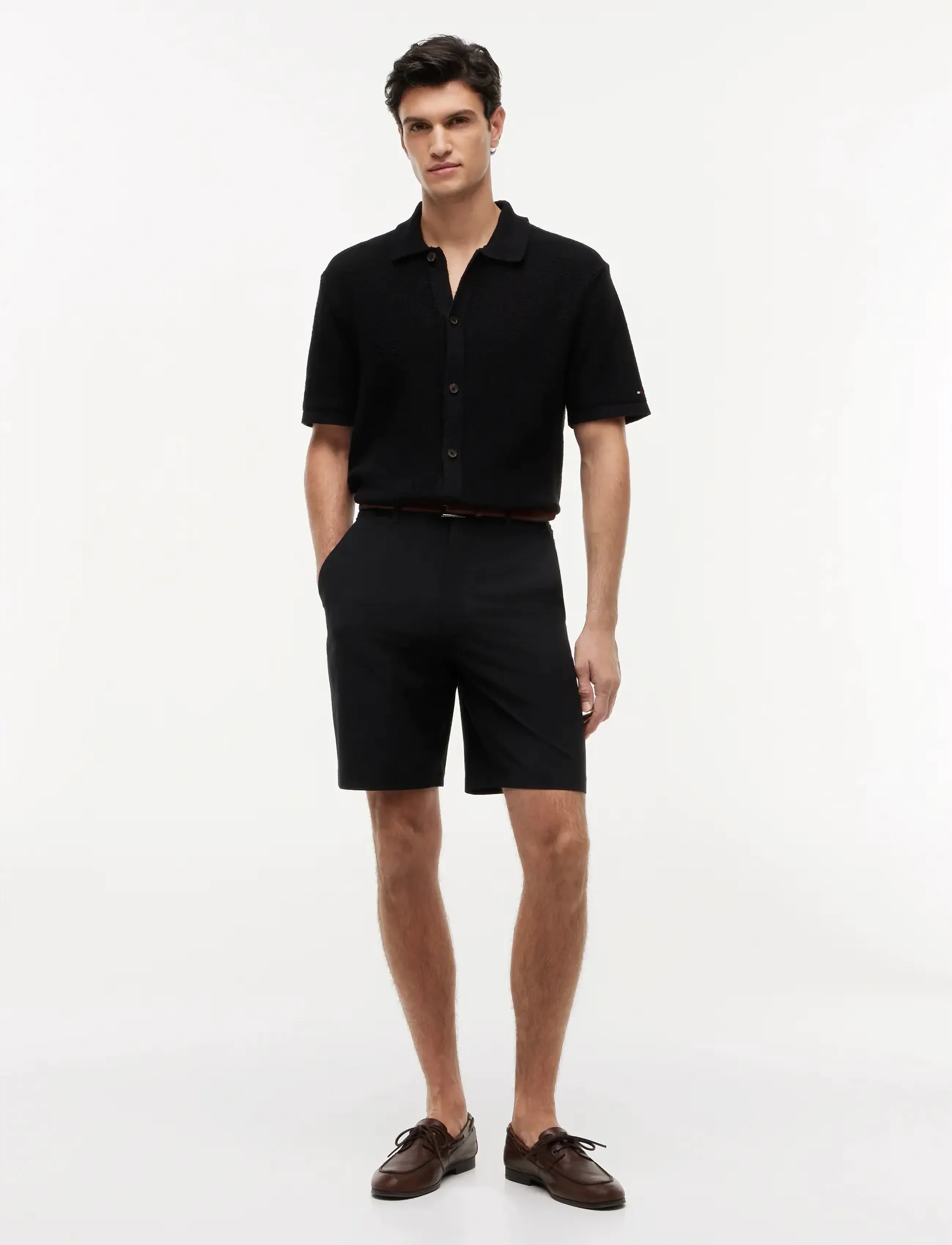 Tommy Hilfiger - DOVER 8 INC ALL DAY SHORT - chinos shorts - black - 3