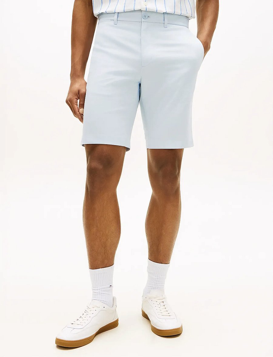 Tommy Hilfiger - DENTON 9.5 INC PRINTED STRUCTURE - chinos shorts - breezy blue - 0