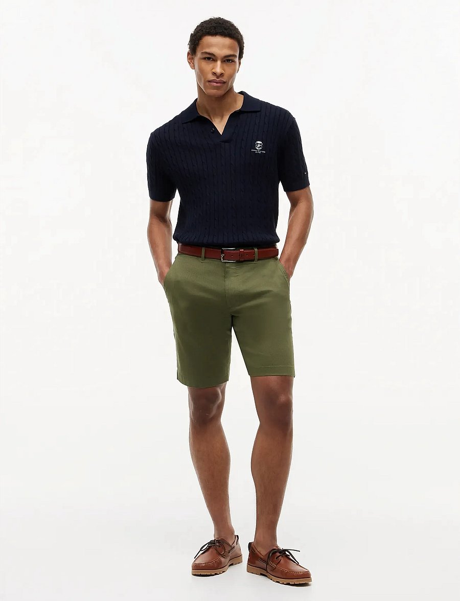 Tommy Hilfiger - DENTON 9.5 INC PRINTED STRUCTURE - chinos shorts - dark artichoke - 3