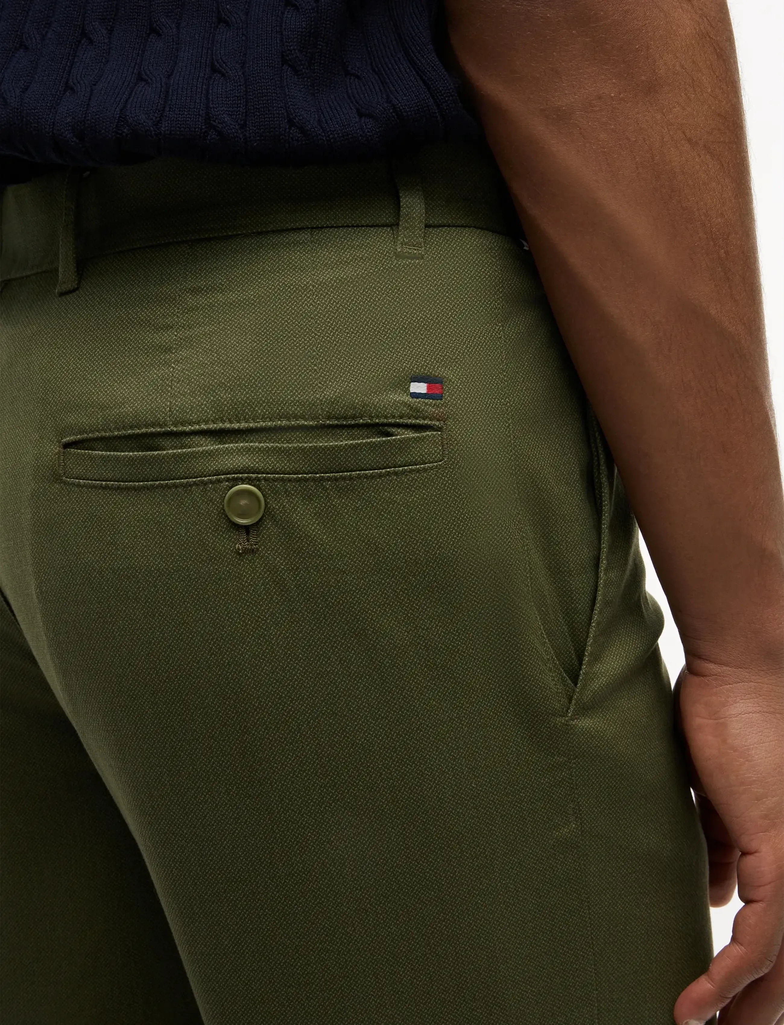Tommy Hilfiger - DENTON 9.5 INC PRINTED STRUCTURE - chino lühikesed püksid - dark artichoke - 4