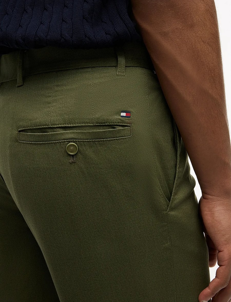 Tommy Hilfiger - DENTON 9.5 INC PRINTED STRUCTURE - chinos shorts - dark artichoke - 4