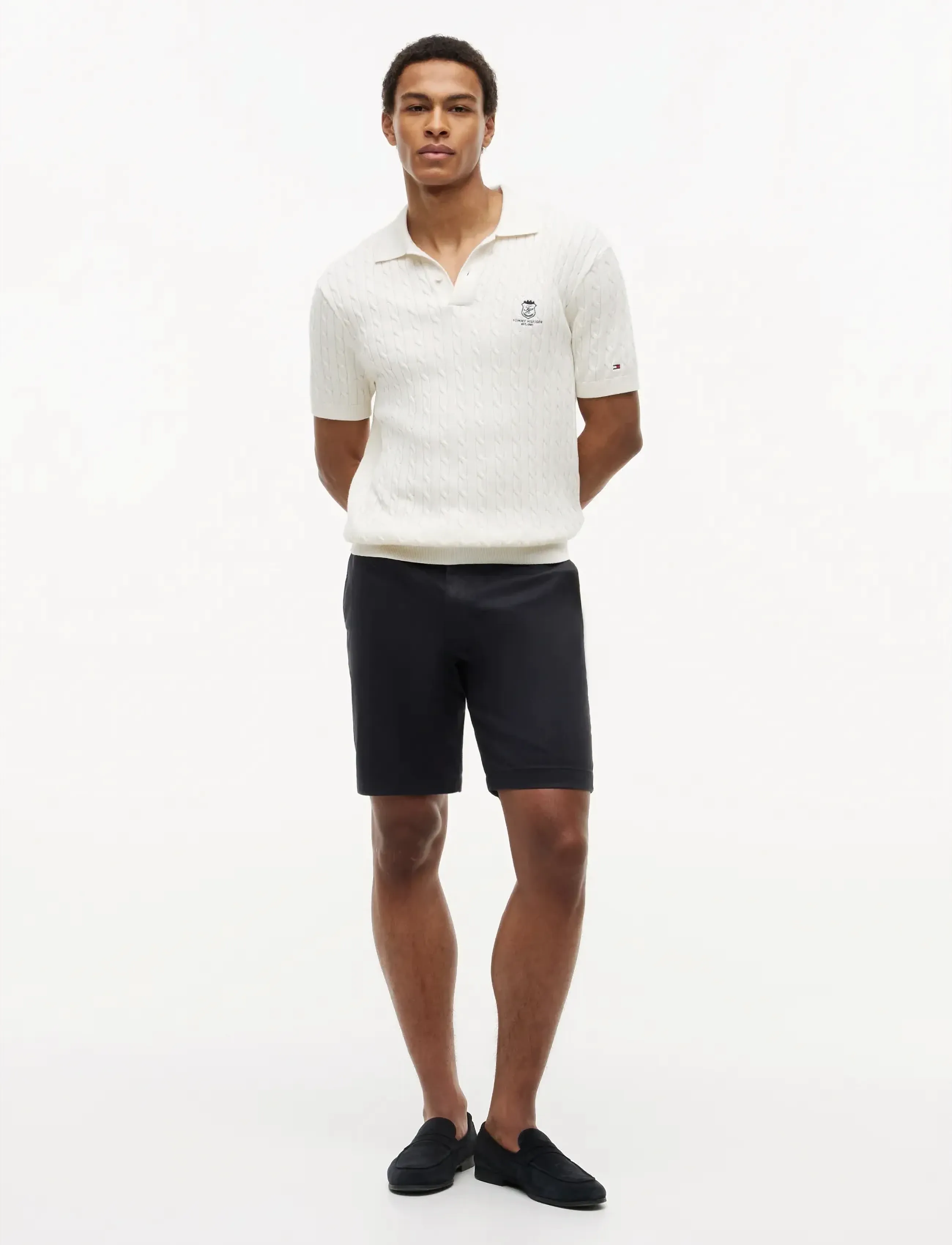 Tommy Hilfiger - DENTON 9.5 INC PRINTED STRUCTURE - chinos shorts - desert sky - 3