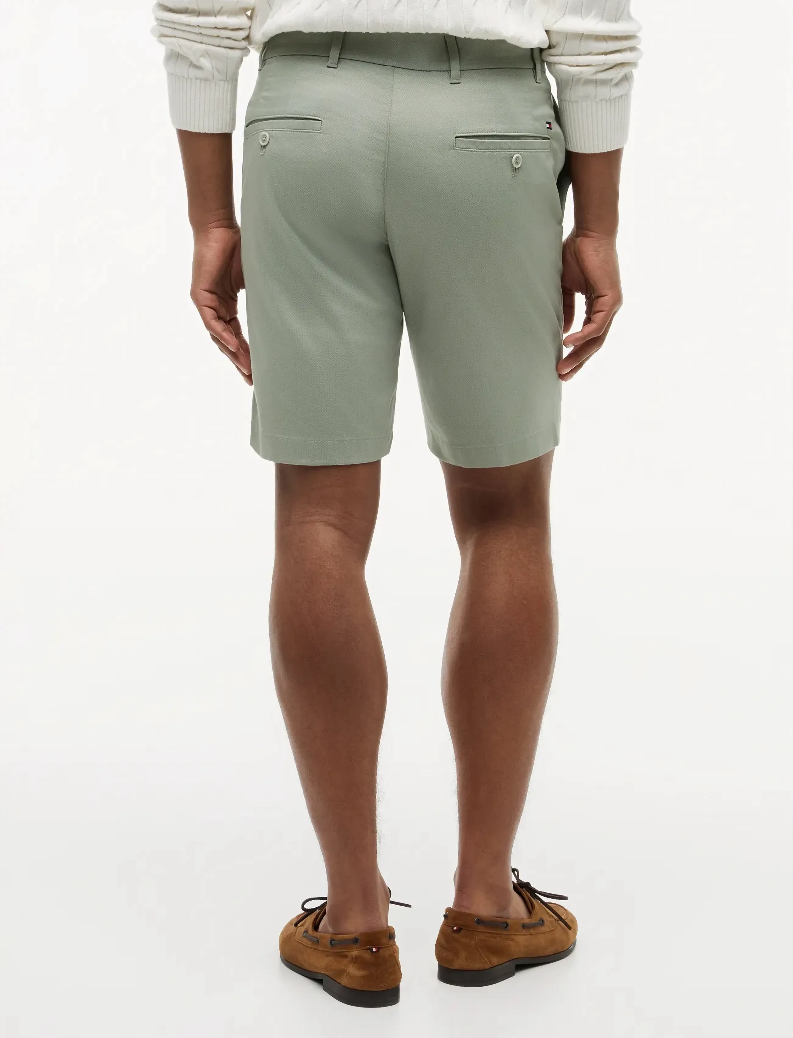 Tommy Hilfiger - DENTON 9.5 INC PRINTED STRUCTURE - chinos shorts - minty grey - 2