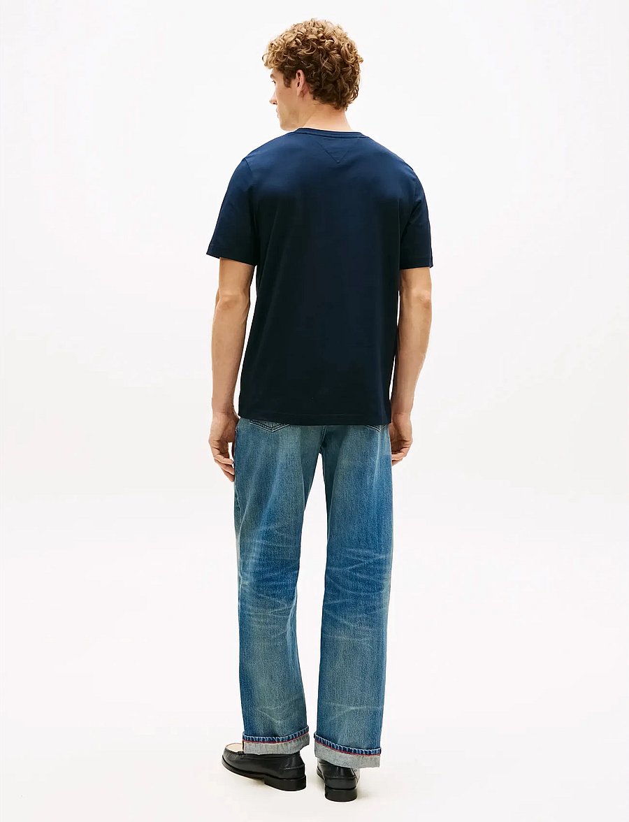 Tommy Hilfiger - BRAND LOVE LOCKUP TEE - kurzärmelige t-shirts - desert sky - 2