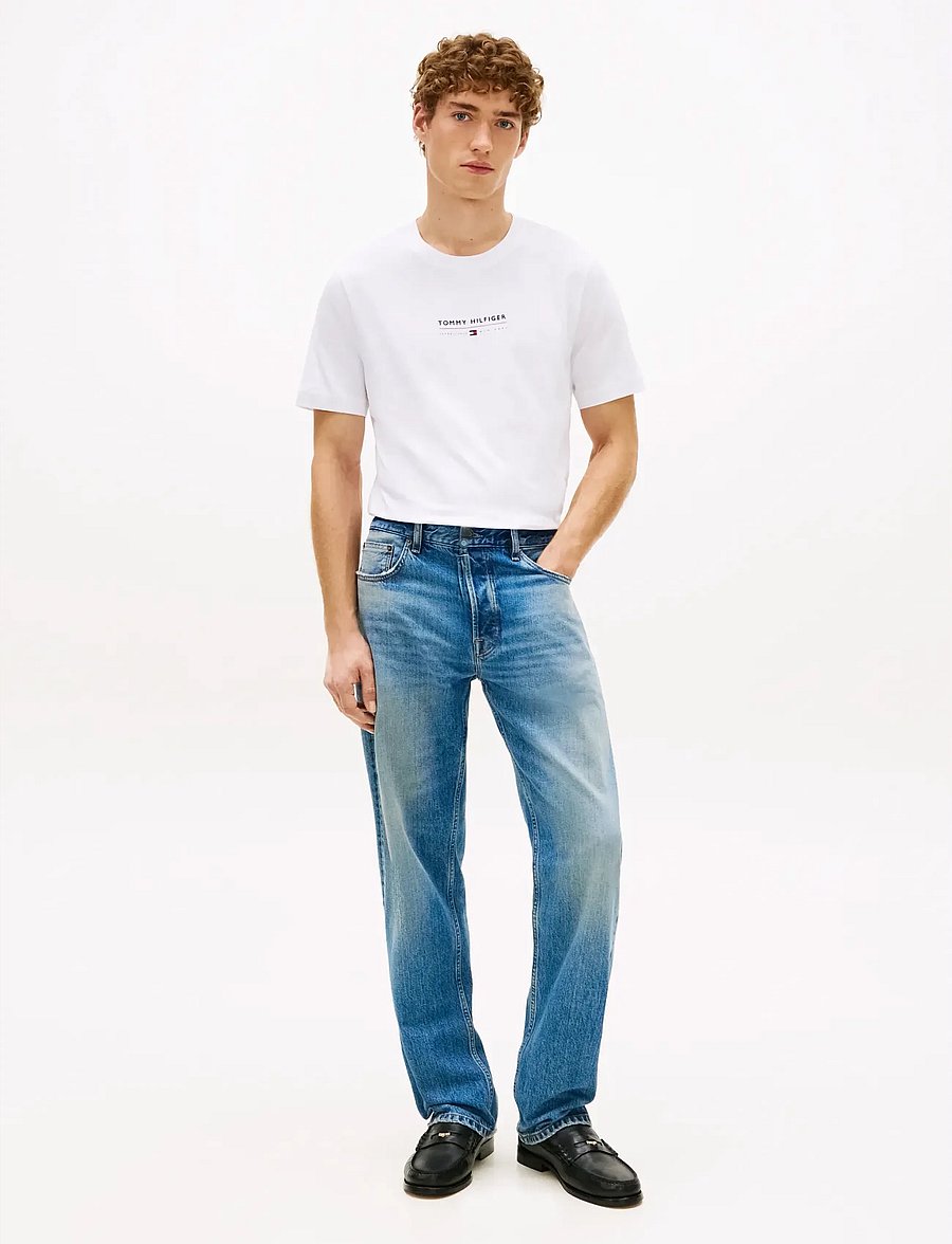 Tommy Hilfiger - BRAND LOVE LOCKUP TEE - lühikeste varrukatega t-särgid - white - 3