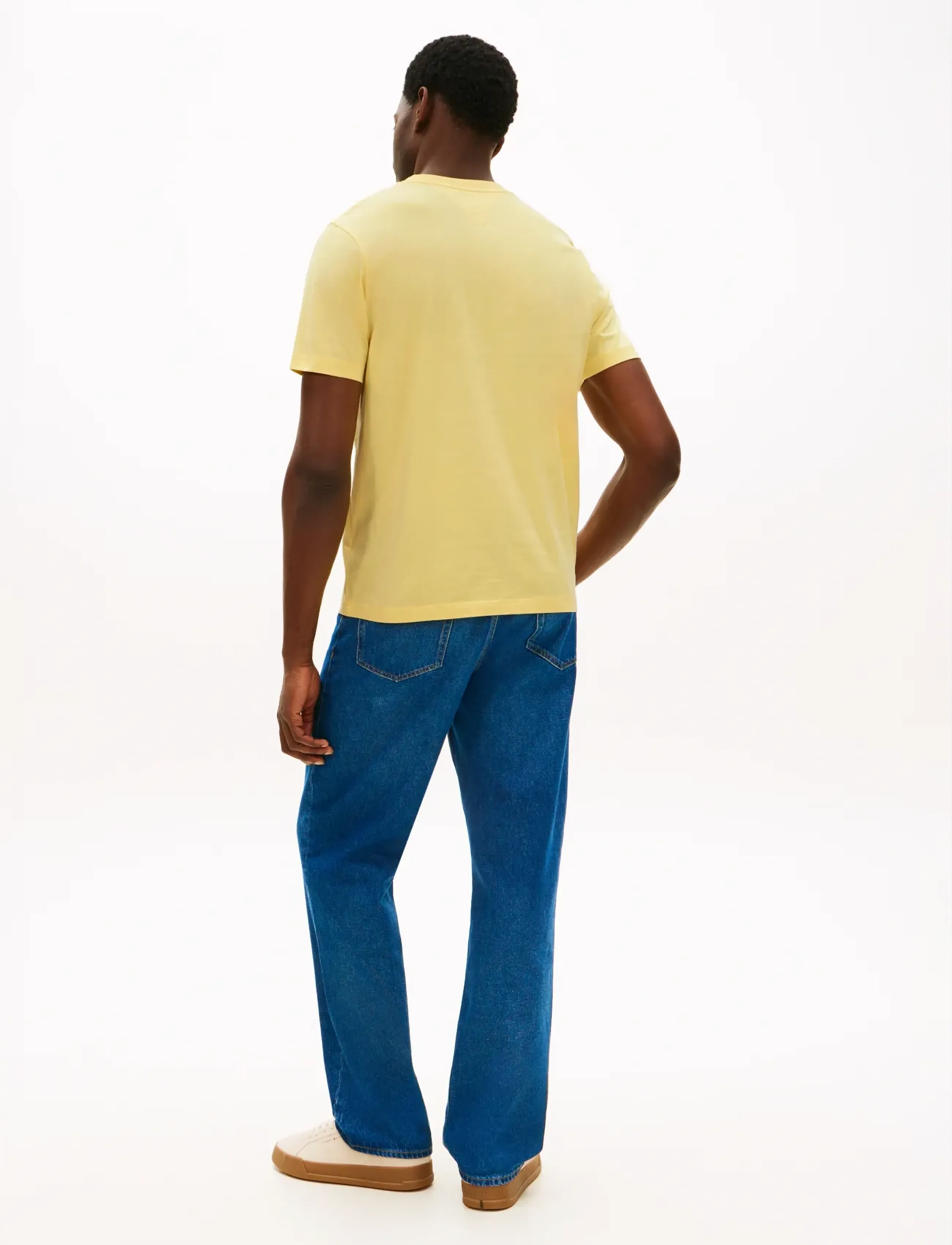 Tommy Hilfiger - BRAND LOVE ROUNDEL TEE - lühikeste varrukatega t-särgid - citronella - 2