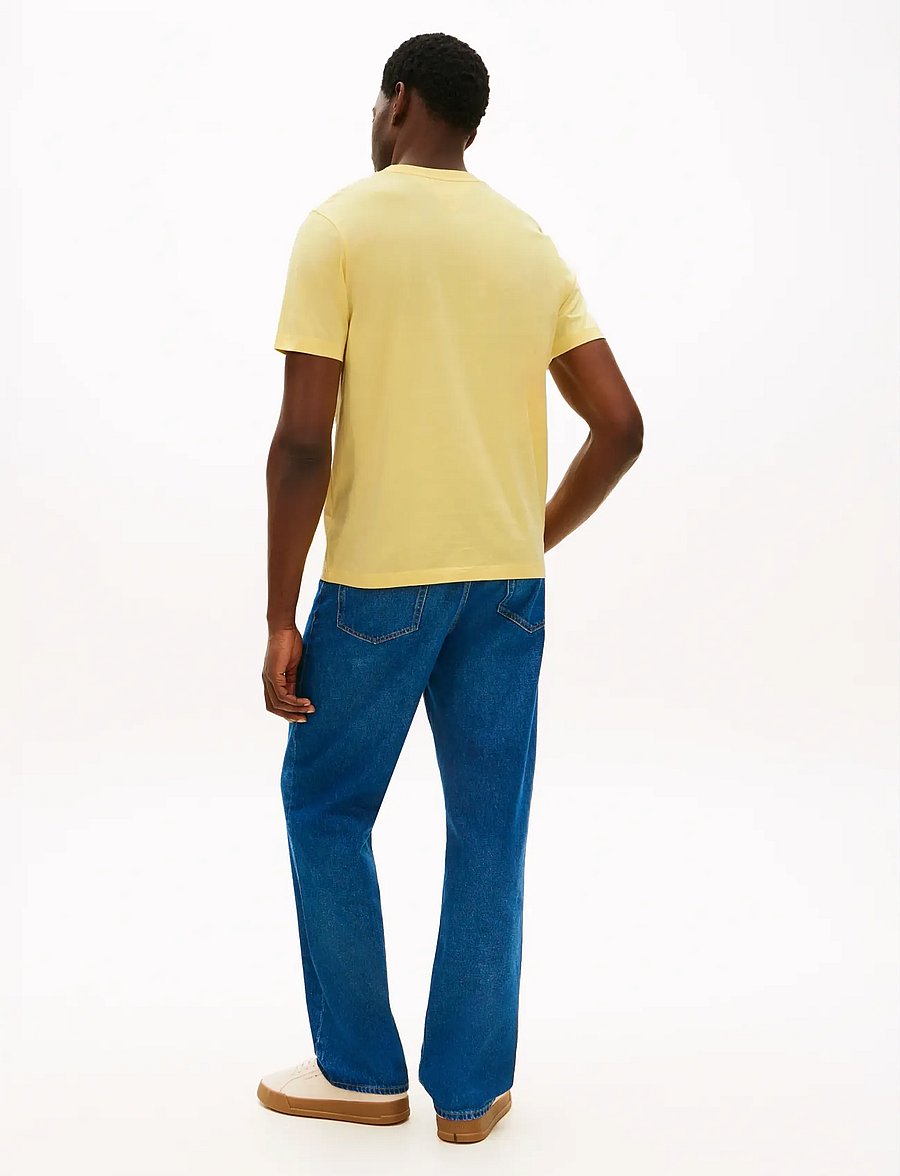 Tommy Hilfiger - BRAND LOVE ROUNDEL TEE - kurzärmelig - citronella - 2
