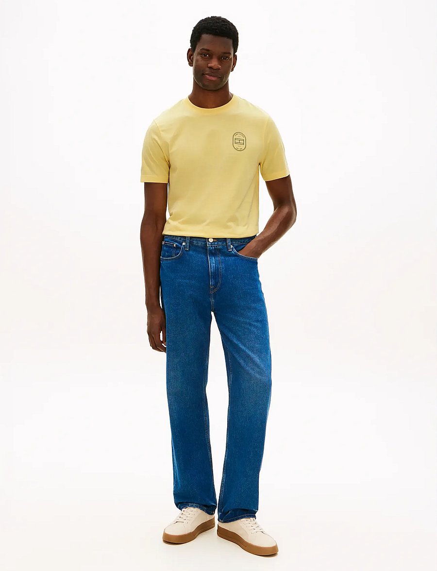 Tommy Hilfiger - BRAND LOVE ROUNDEL TEE - kurzärmelig - citronella - 3