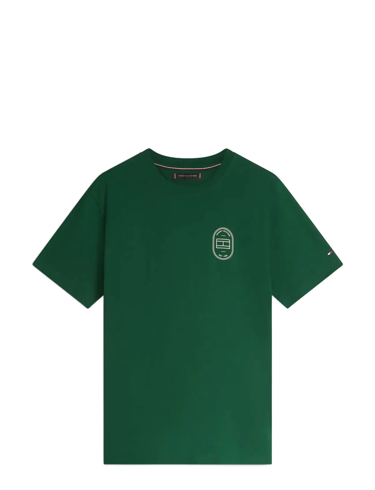 TOMMY HILFIGER Marke Love Roundel Tee Grün - S - Herren