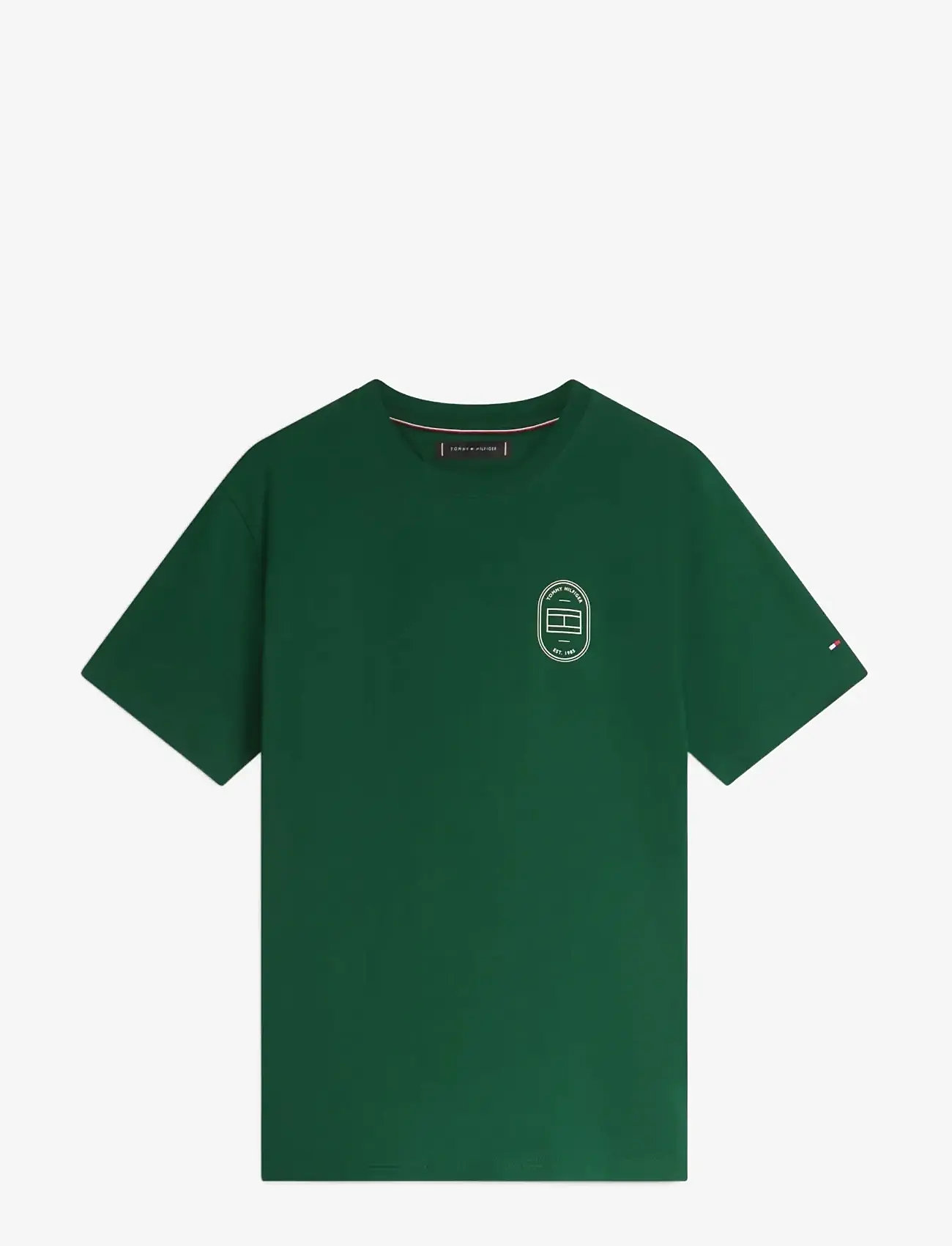 Tommy Hilfiger - BRAND LOVE ROUNDEL TEE - kurzärmelig - nocturnal green - 1