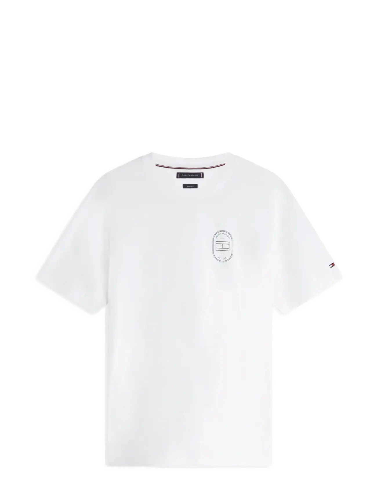 TOMMY HILFIGER Marke Love Roundel Tee Weiß - L - Herren