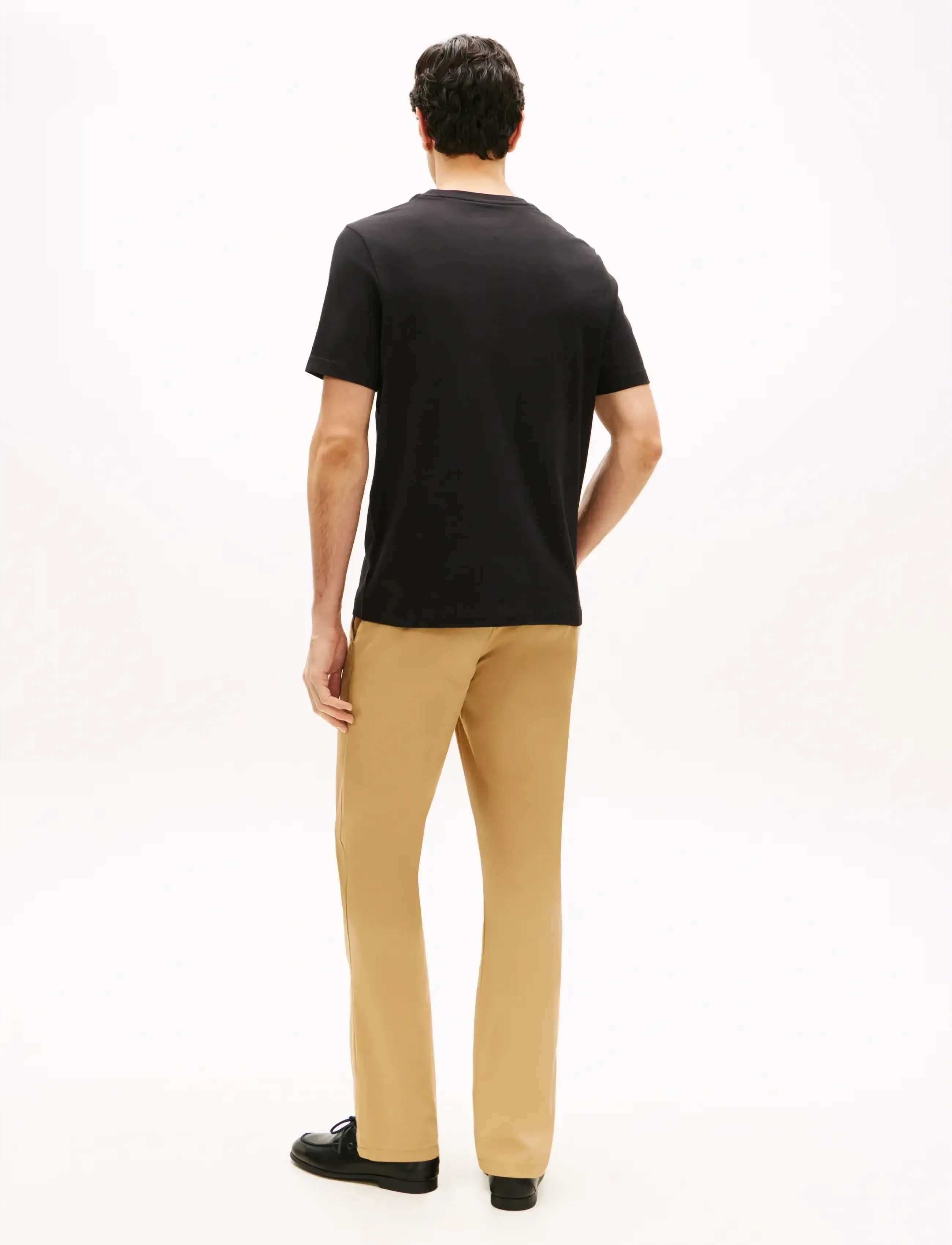Tommy Hilfiger - BRAND LOVE MONO STACK TEE - lyhythihaiset - black - 2