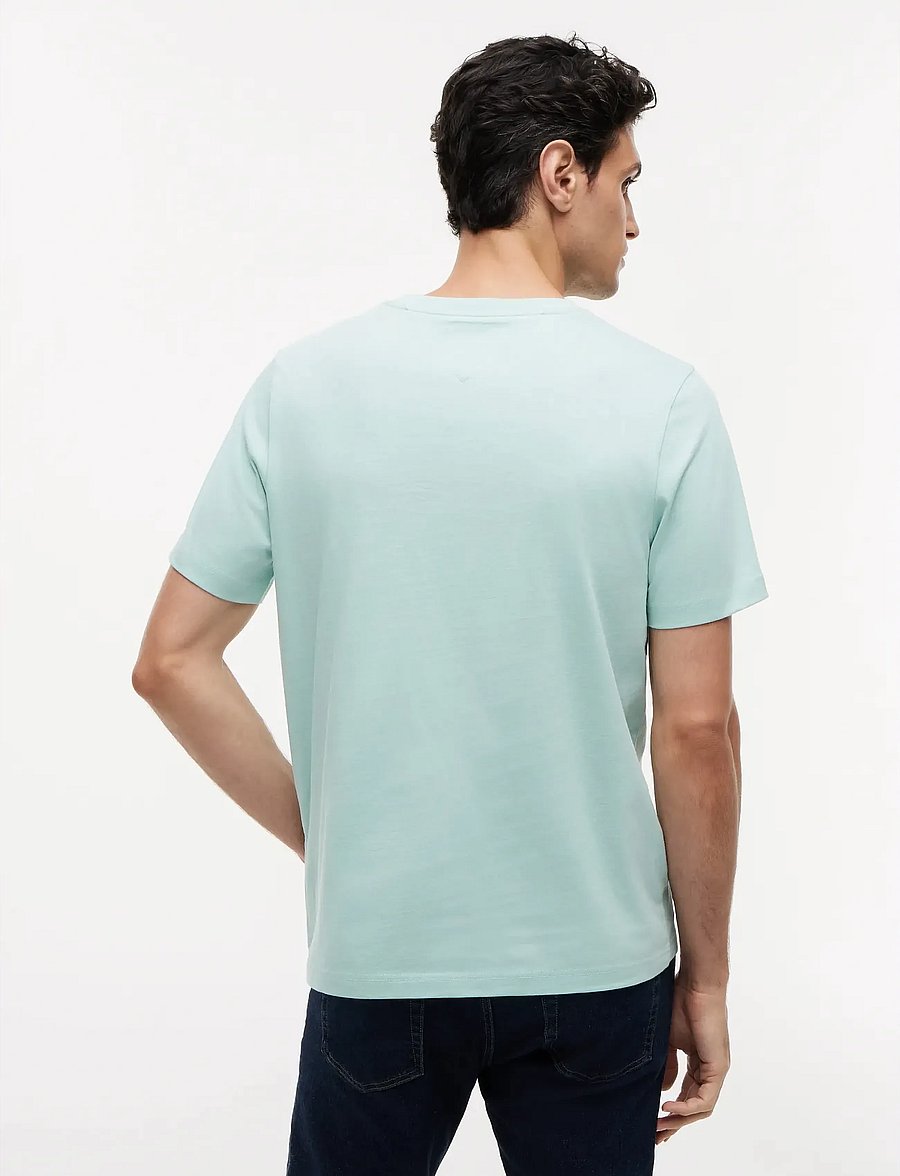 Tommy Hilfiger - BRAND LOVE MONO STACK TEE - kurzärmelig - crushed mint - 2