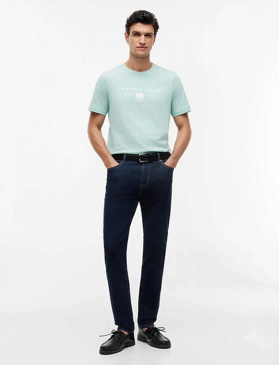 Tommy Hilfiger - BRAND LOVE MONO STACK TEE - kurzärmelig - crushed mint - 4
