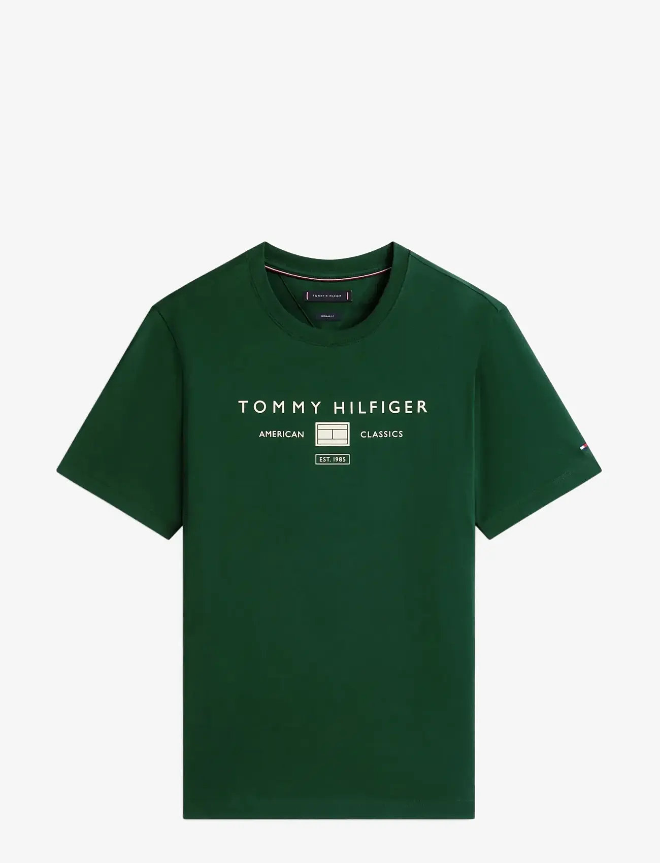 Tommy Hilfiger - BRAND LOVE MONO STACK TEE - laveste priser - nocturnal green - 1