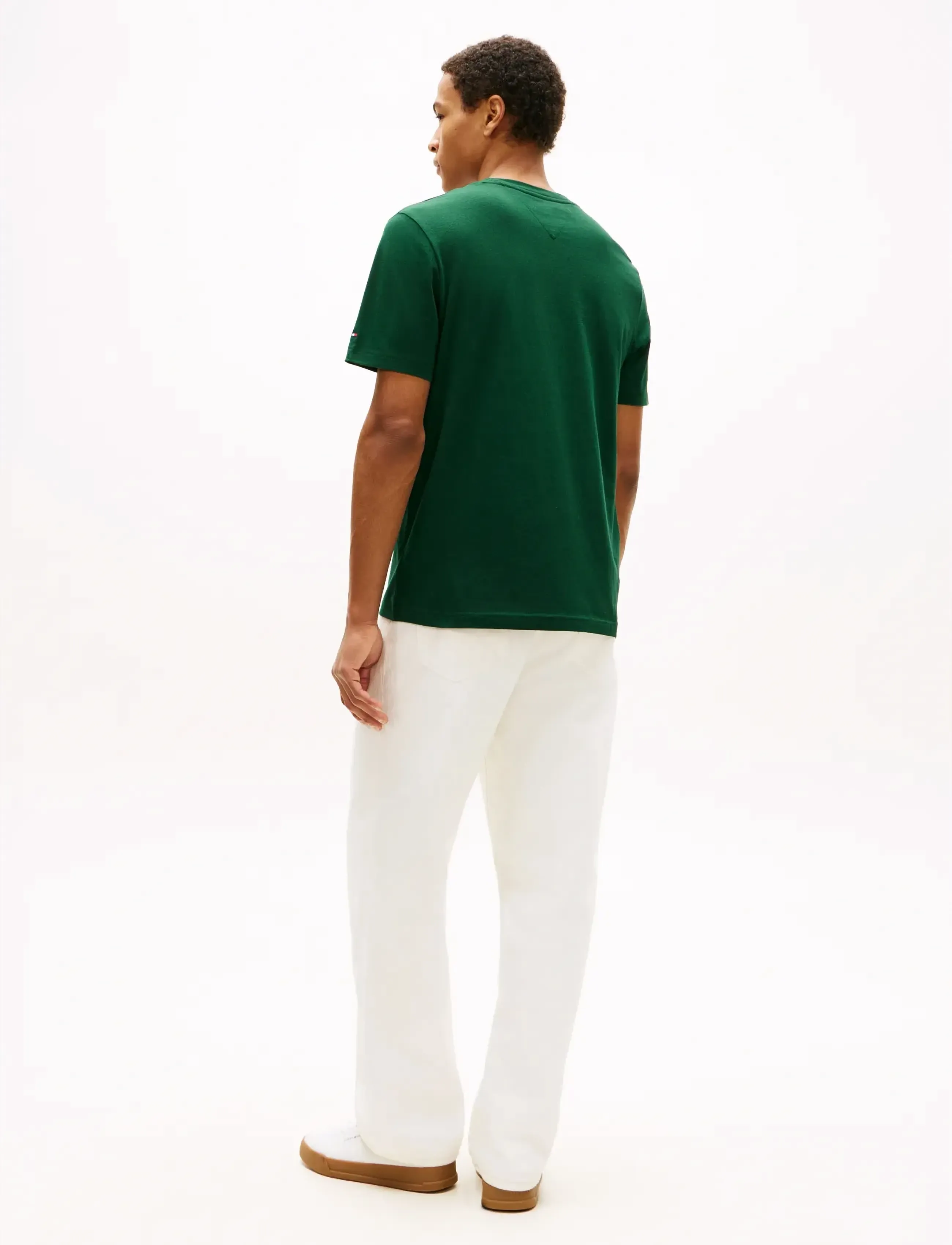 Tommy Hilfiger - BRAND LOVE MONO STACK TEE - najniższe ceny - nocturnal green - 2