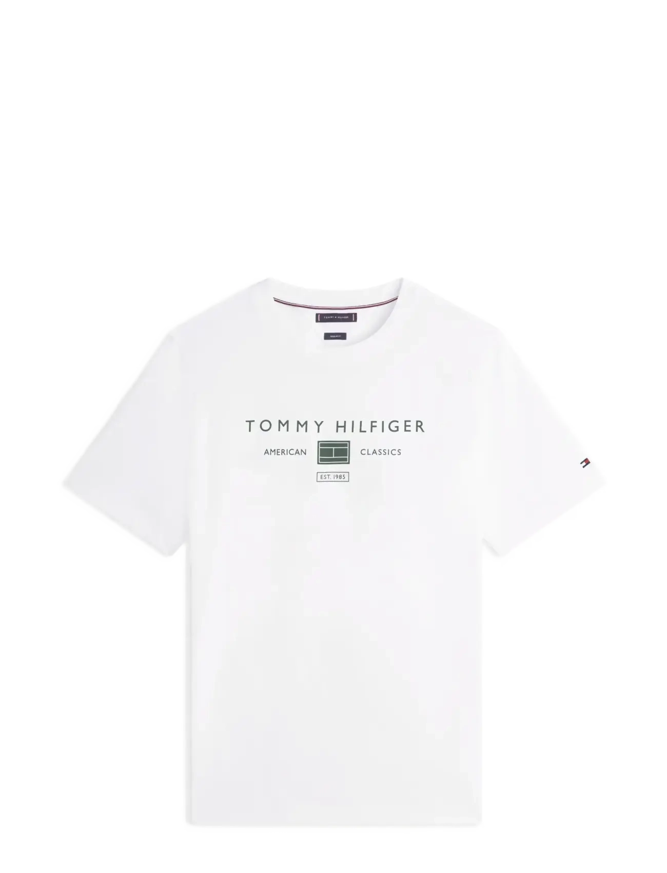 TOMMY HILFIGER Marke Love Mono Stack Tee Weiß - L - Herren