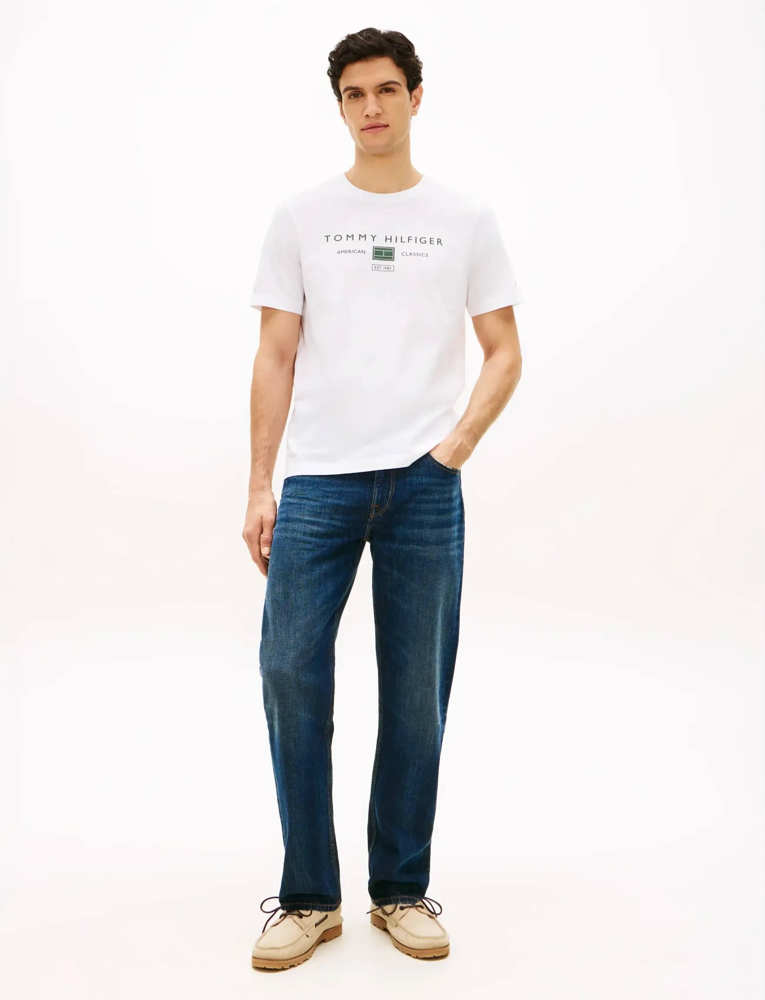 Tommy Hilfiger - BRAND LOVE MONO STACK TEE - kurzärmelig - white - 3