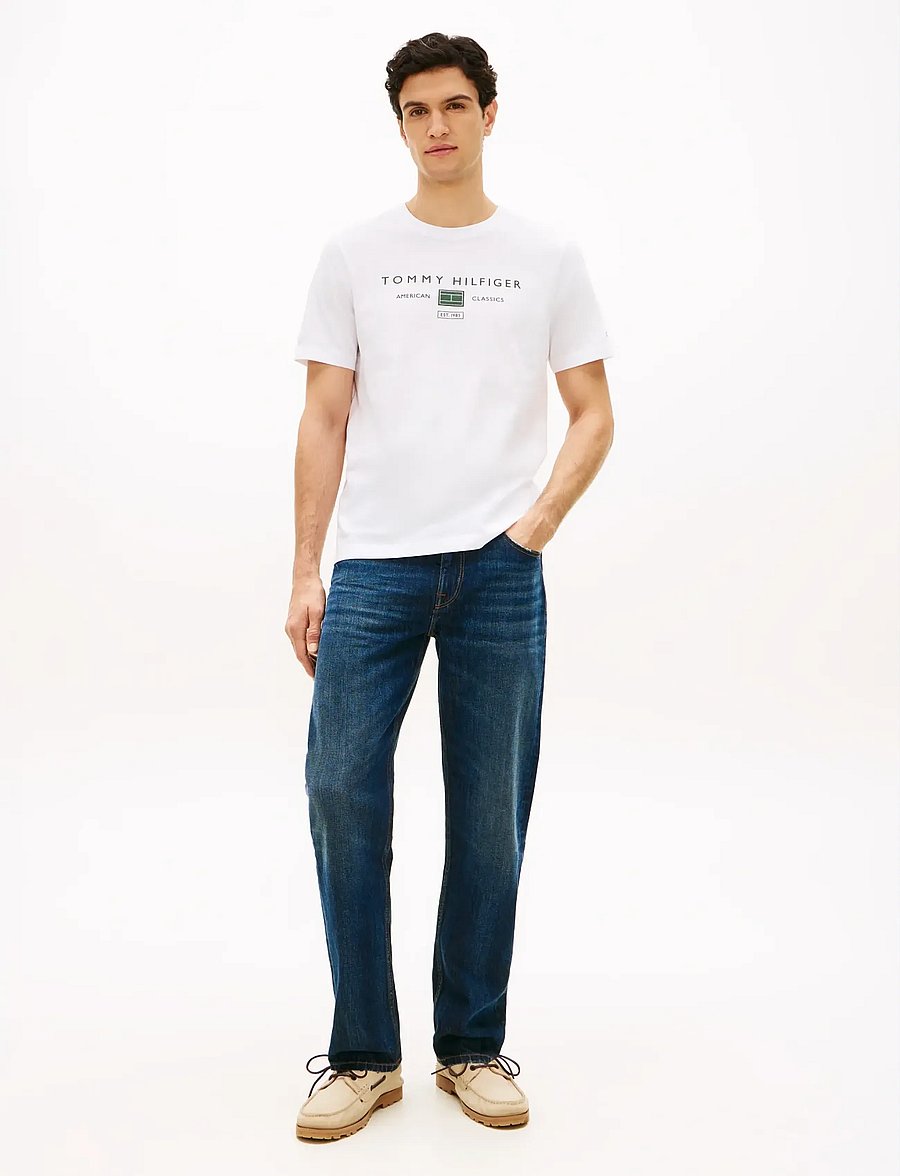 Tommy Hilfiger - BRAND LOVE MONO STACK TEE - kurzärmelig - white - 3