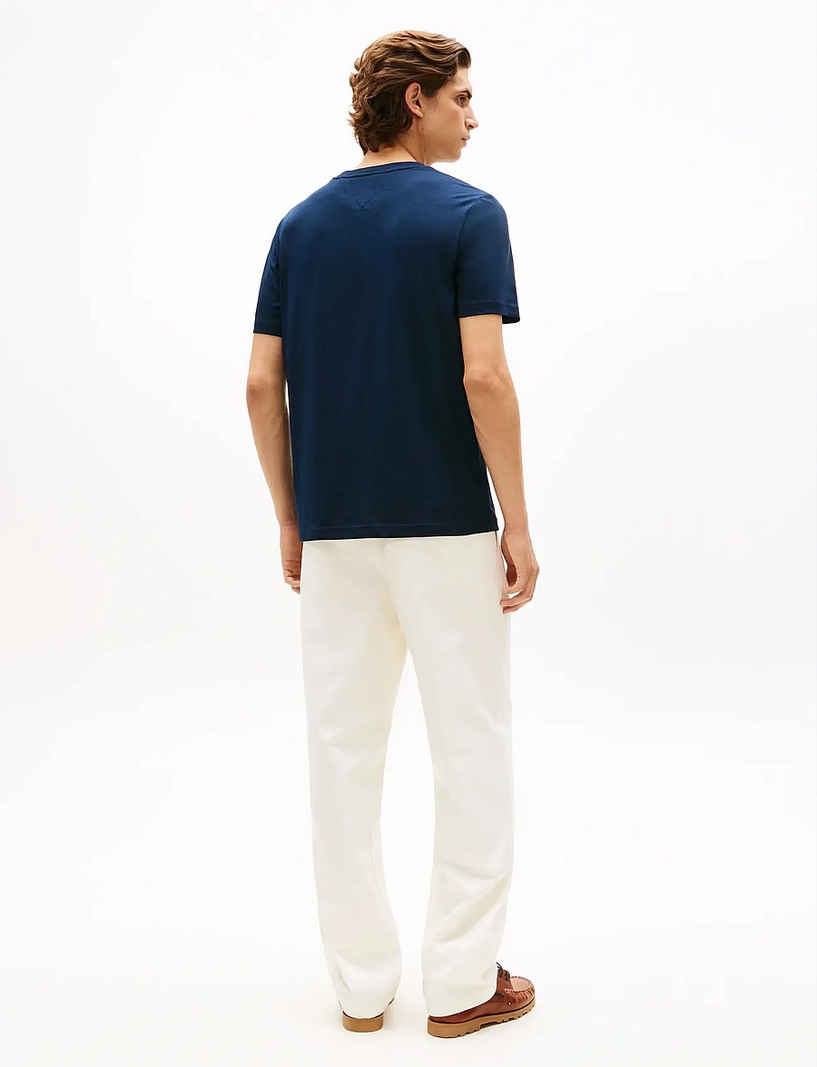 Tommy Hilfiger - BRAND LOVE TEXT BOX TEE - short-sleeved t-shirts - desert sky - 2