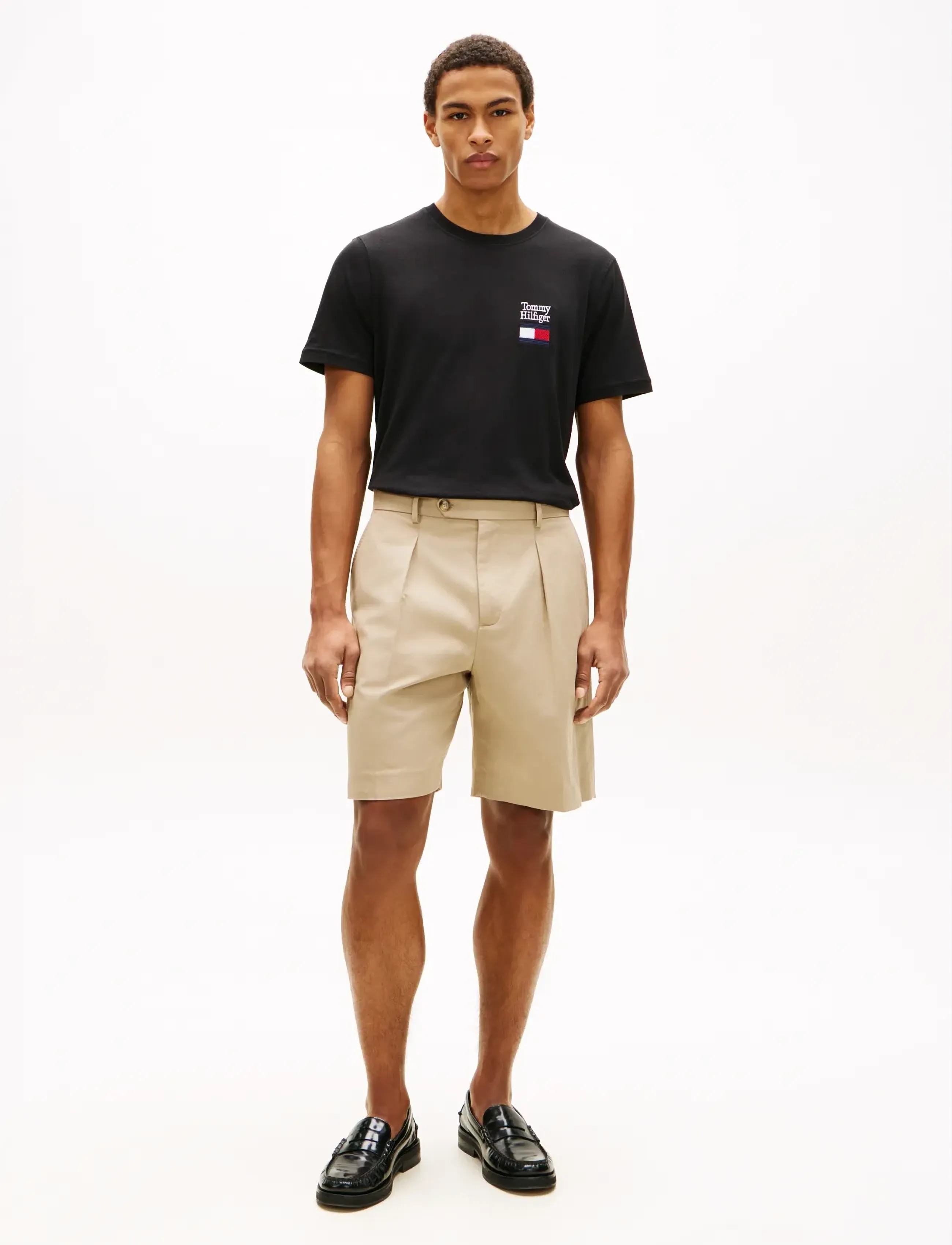 Tommy Hilfiger - BRAND LOVE TEXT STACK TEE - födelsedagspresenter - black - 3