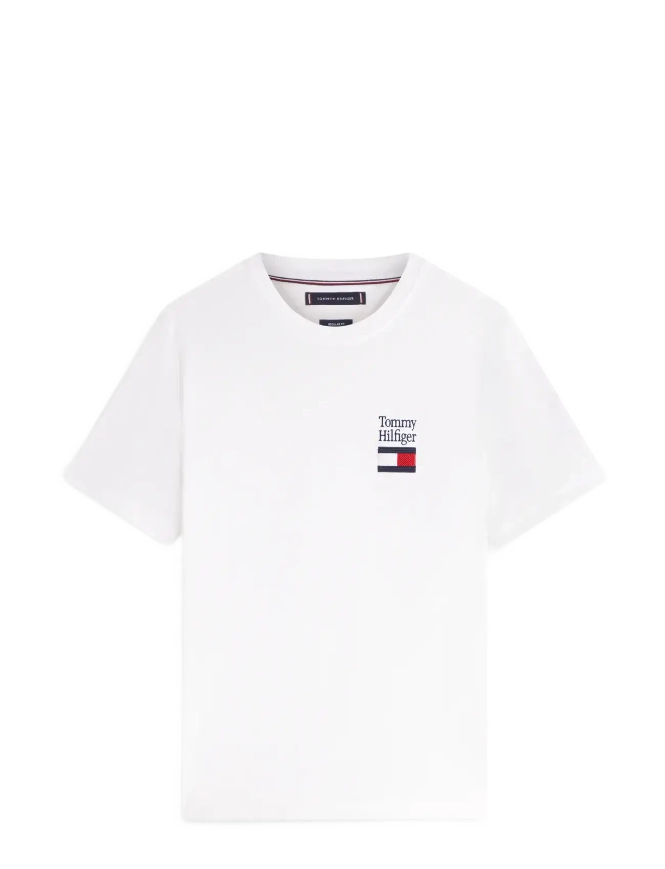 TOMMY HILFIGER Marke Love Text Stack Tee Weiß - M - Herren